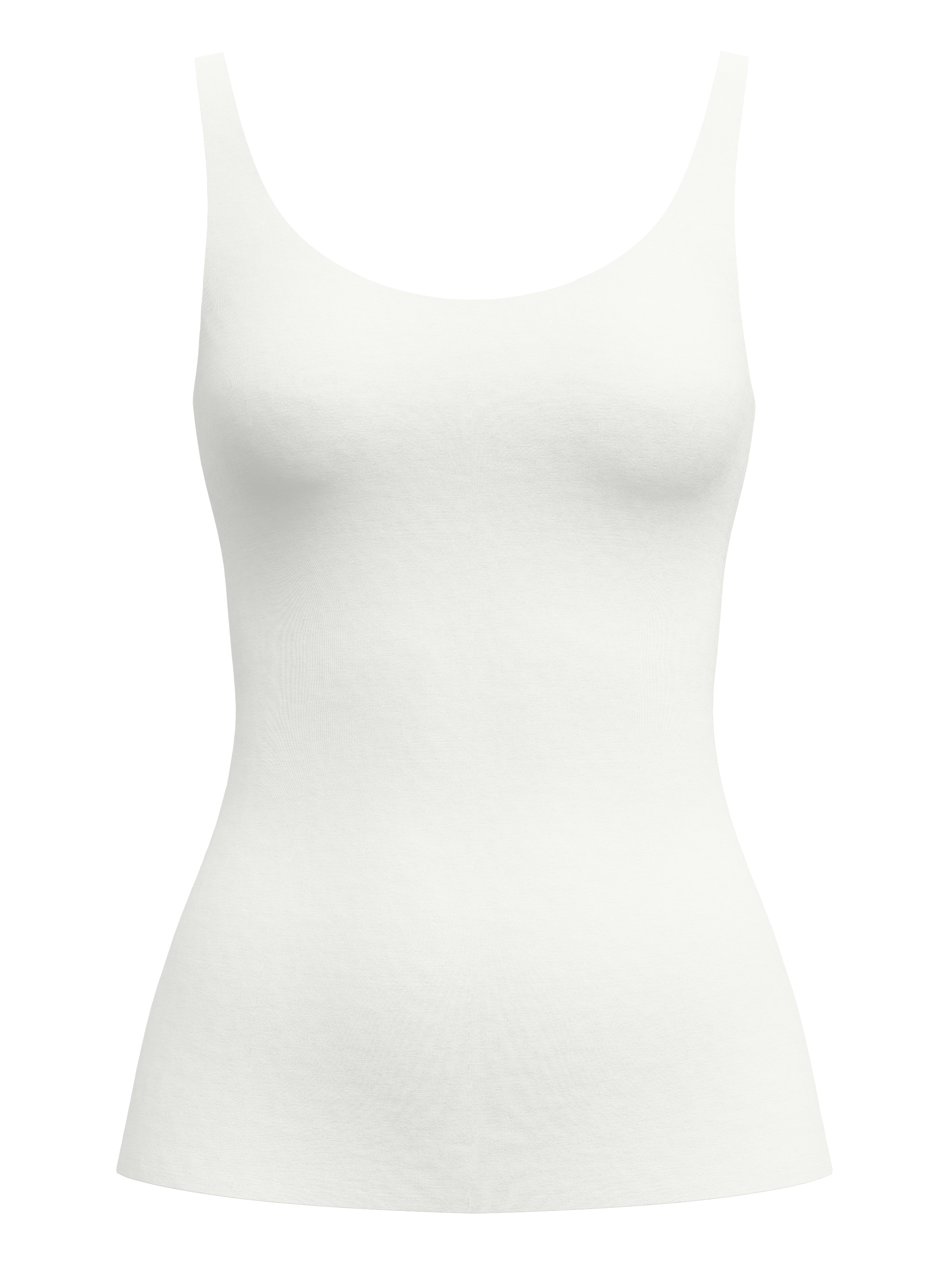 Calida Damen Tank-Top Mit Verstellbaren TräGern & Bustier Natural Skin, Weiß, M