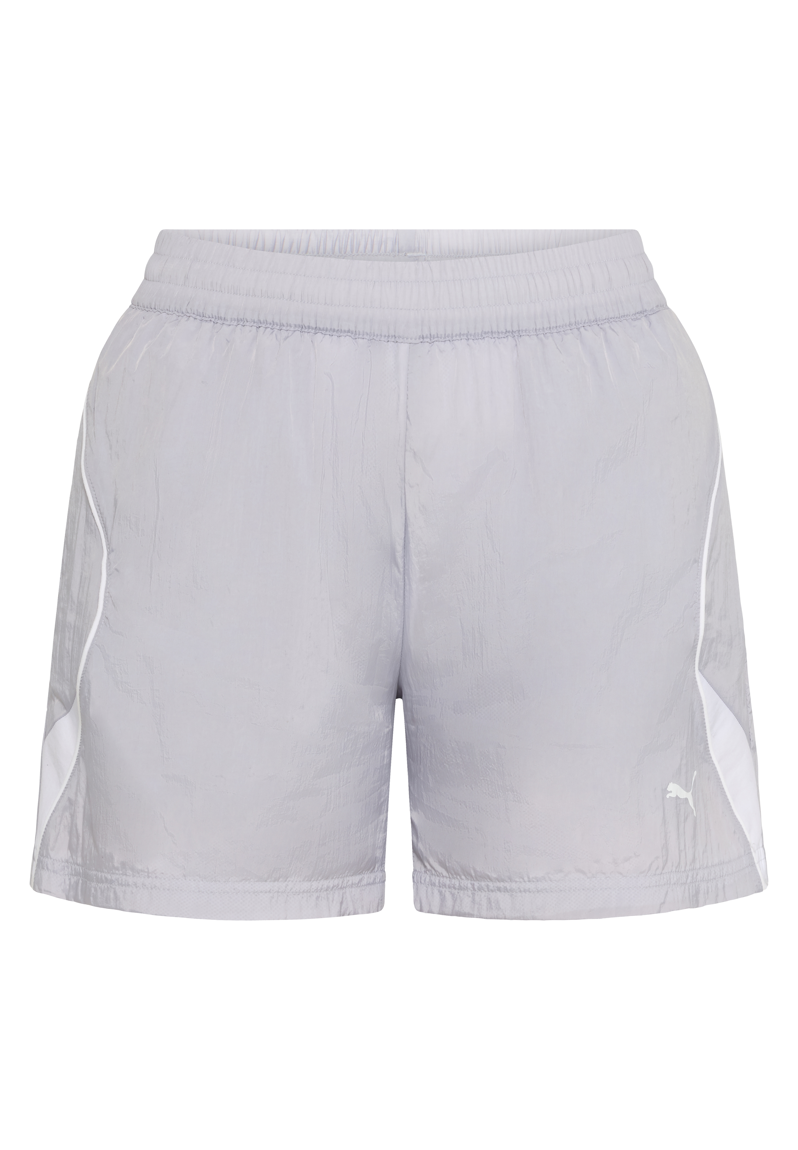 Puma® Trainingsshorts Gummibund, FüR Damen, Silber, S