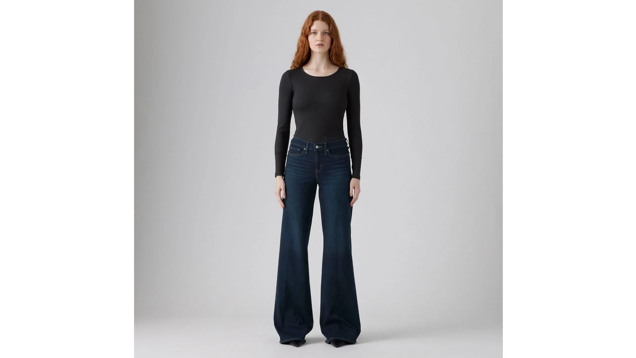 Levi's® Schlaghose, 5-Pocket, FüR Damen, Blau, 28/30