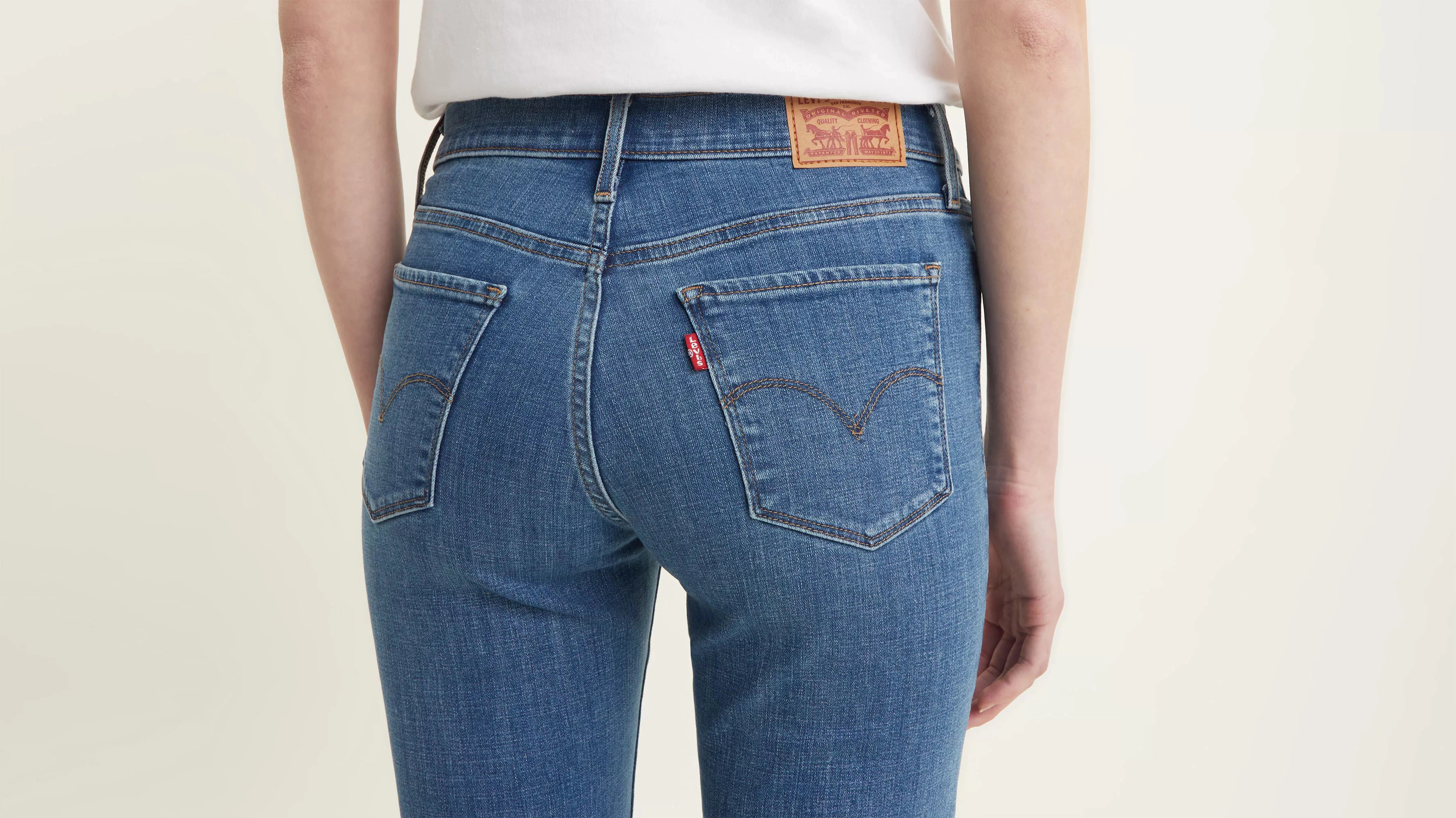 Levi's® Jeanshose, Knopf, ReißVerschluss, FüR Damen, Blau, 29/32