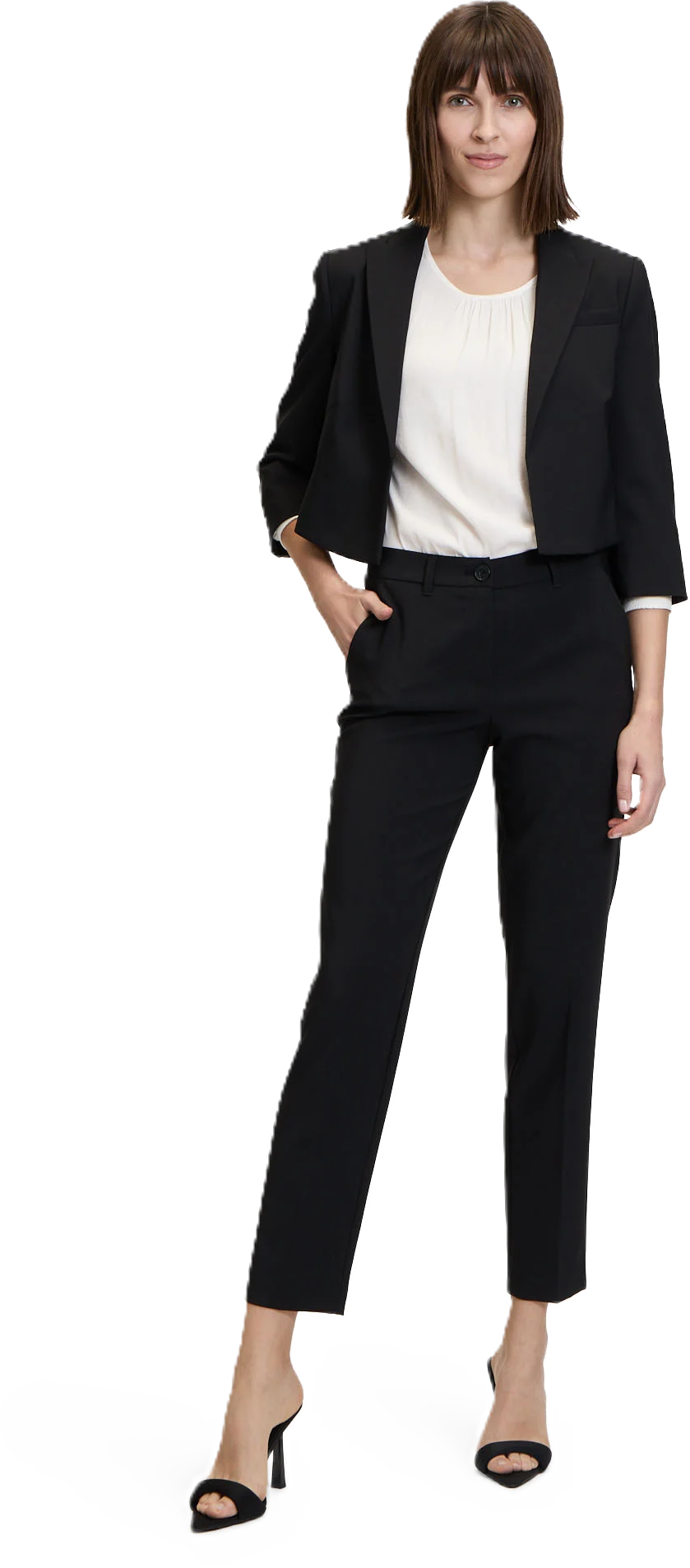 Betty Barclay Stoffhose, 7/8-Lang, FüR Damen, Schwarz, 40