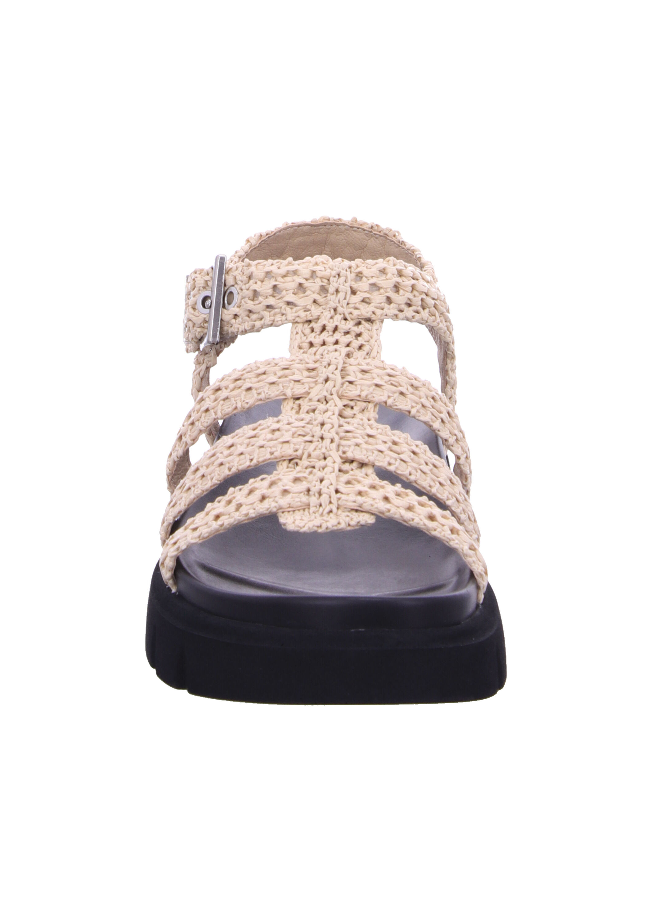 Tamaris Mode/Bekleidung Riemchensandalen, Keilabsatz, Beige, 38