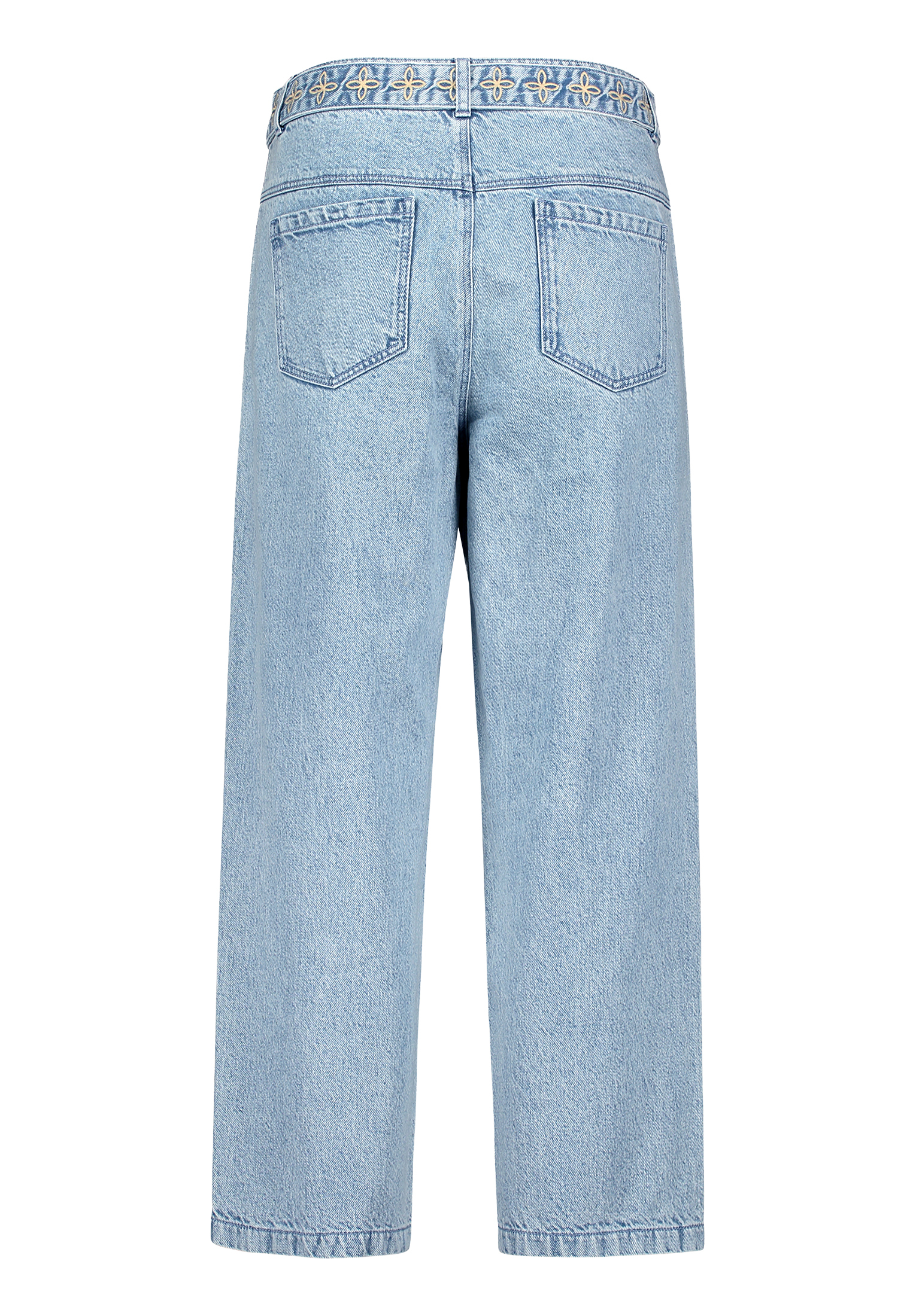 Cartoon Jeanshose, Falten-Details, FüR Damen, Blau, 34