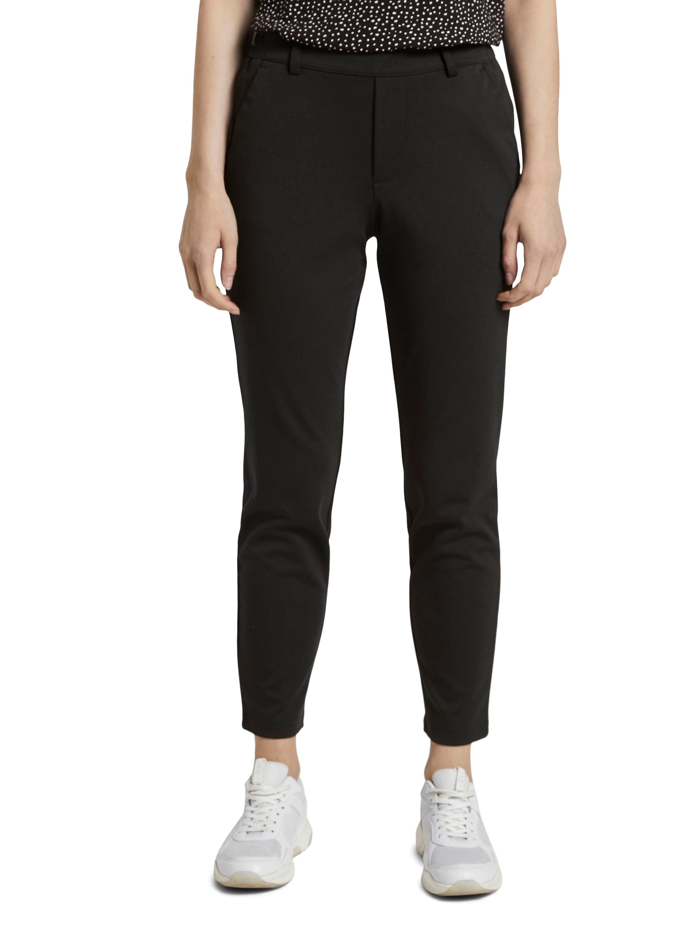 Denim Tom Tailor Chino, KnöChellang, FüR Damen, Schwarz, M