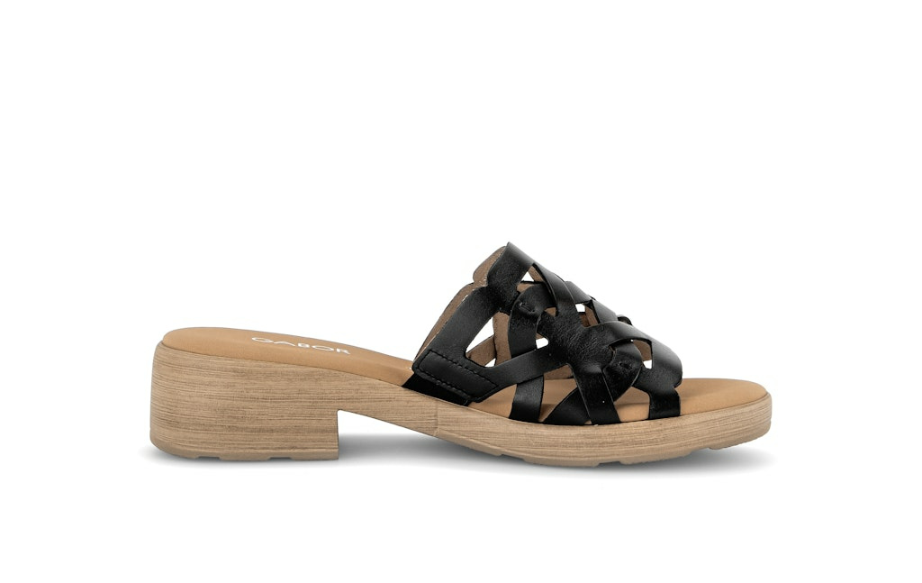 Gabor® Pantoletten, Blockabsatz, FüR Damen, Schwarz, 41