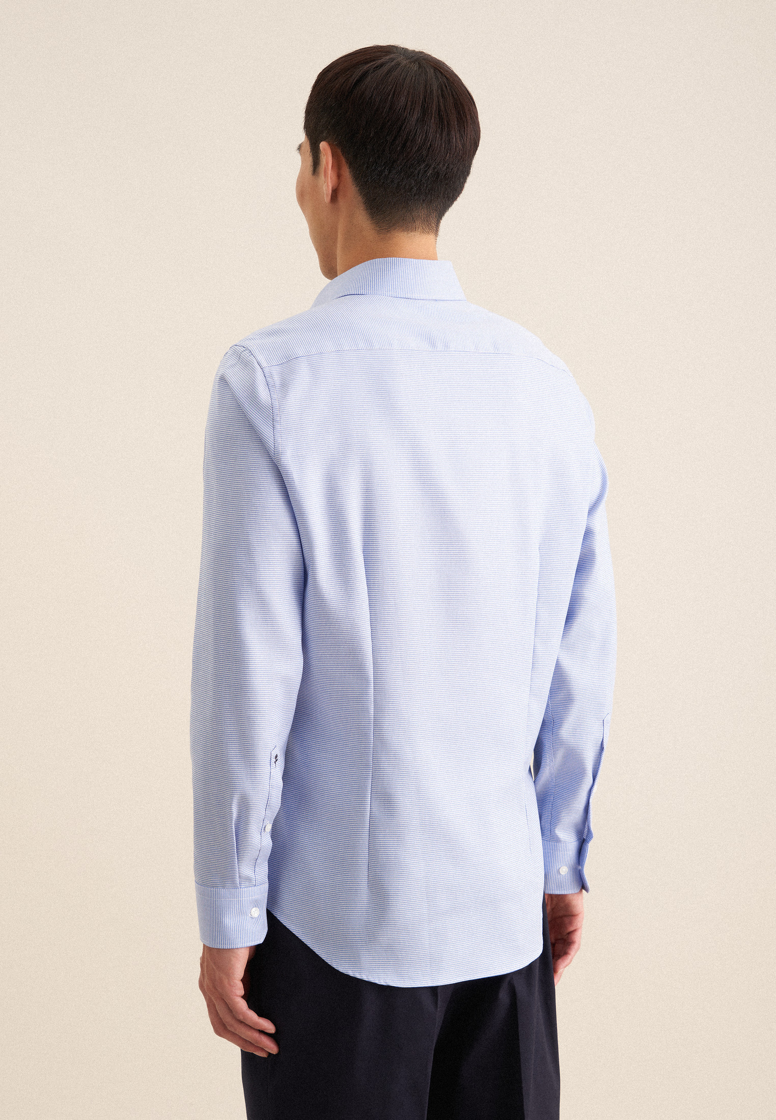 Seidensticker Business Hemd Schwarze Rose, Blau, 44