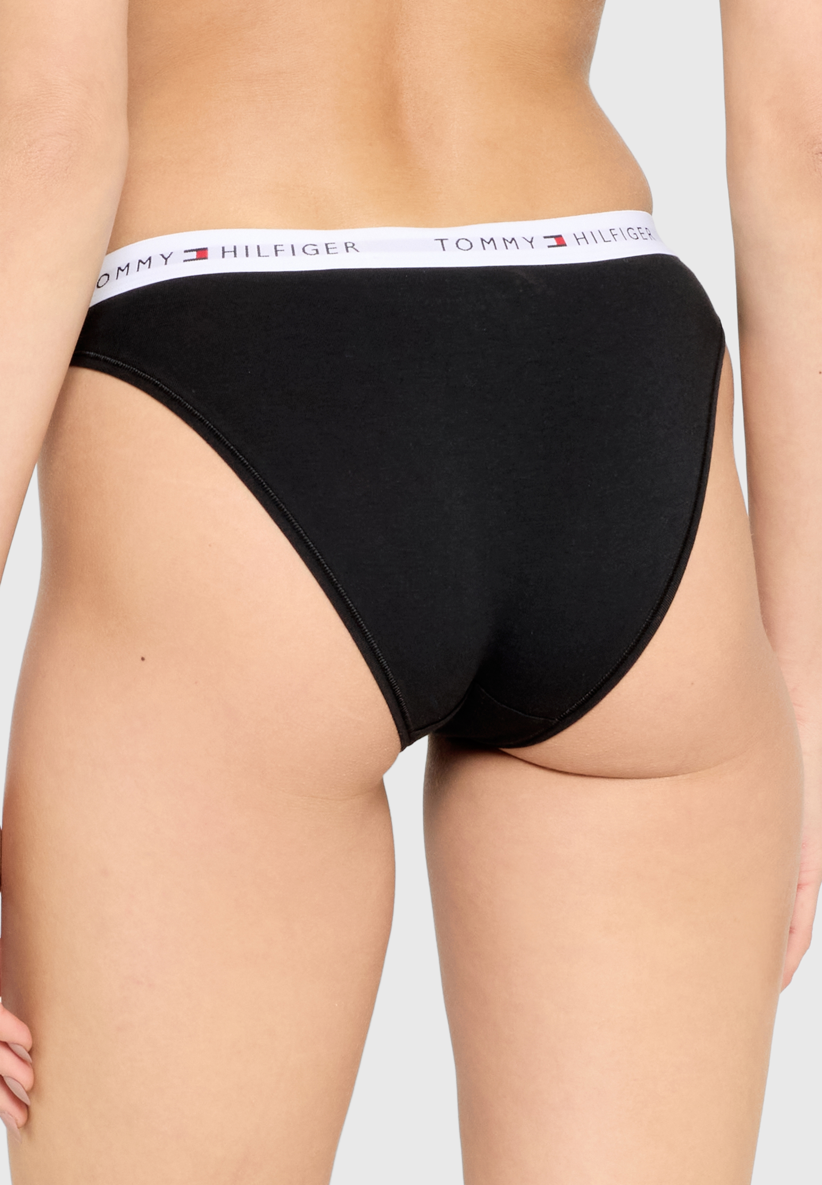 Tommy Hilfiger Slip Ess. Cotton, 3Er-Pack, FüR Damen, Schwarz|Grau|Weiß, M