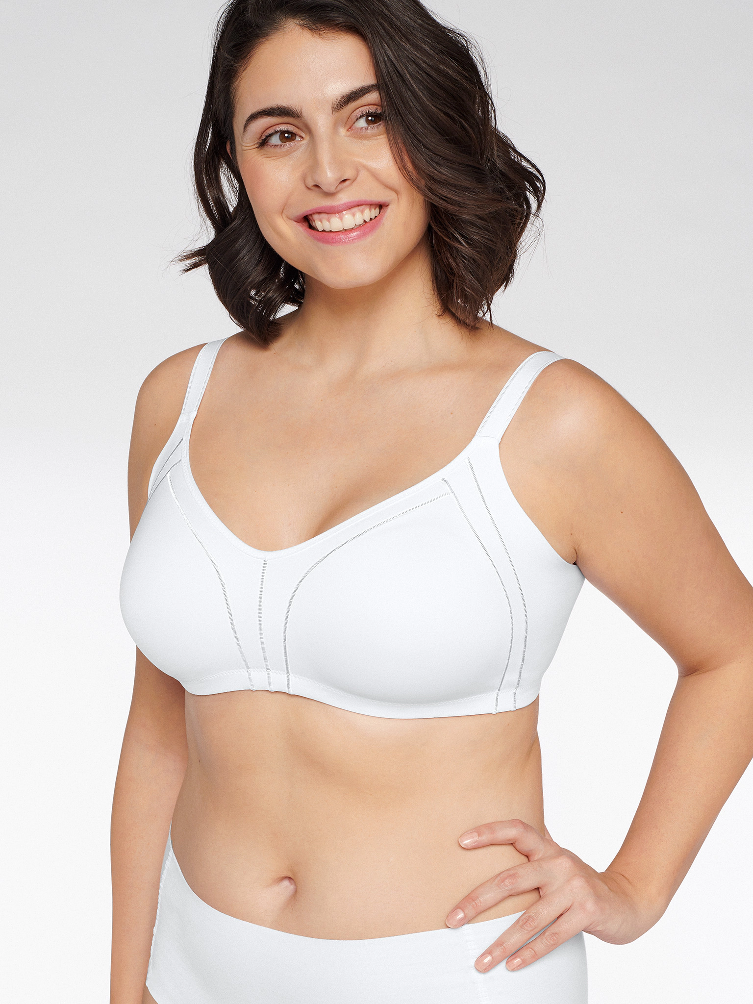 Naturana Bh, Minimizer, Side Smoother Effekt, FüR Damen, Weiß, 85C