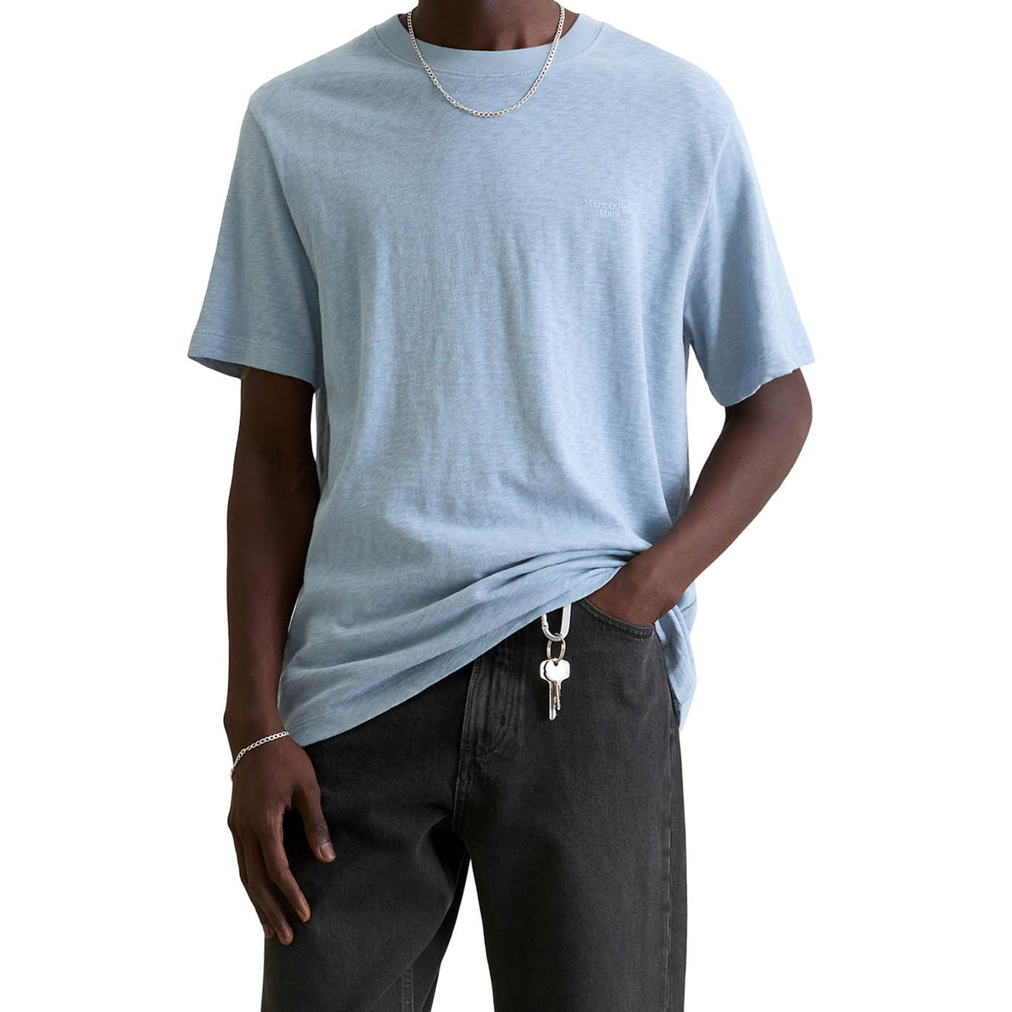 Marc O'polo Denim T-Shirt, Baumwolle, FüR Herren, Blau, Xl