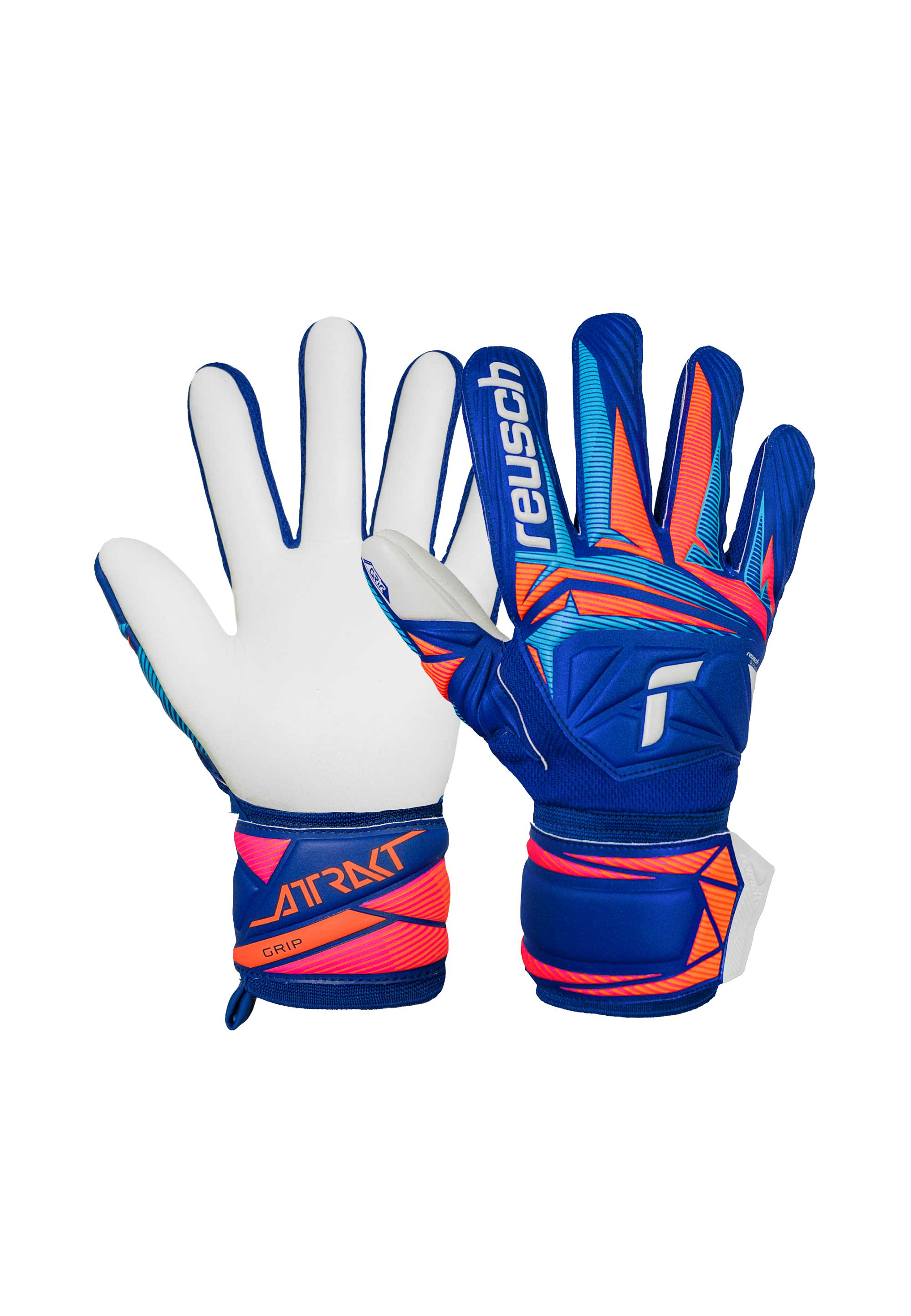 Reusch Torwarthandschuhe Attrakt Grip Mit Und Komfort, Blau, 7