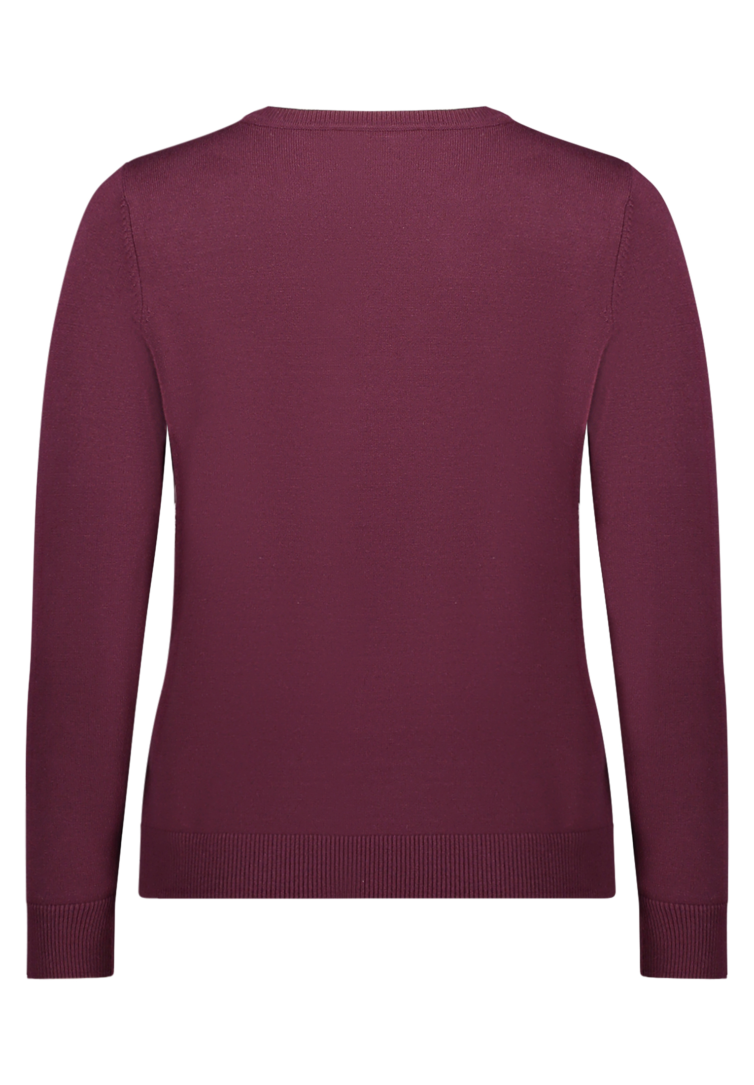 Betty Barclay Basic-Strickpullover Mit Rundhalsausschnitt, Lila, 48