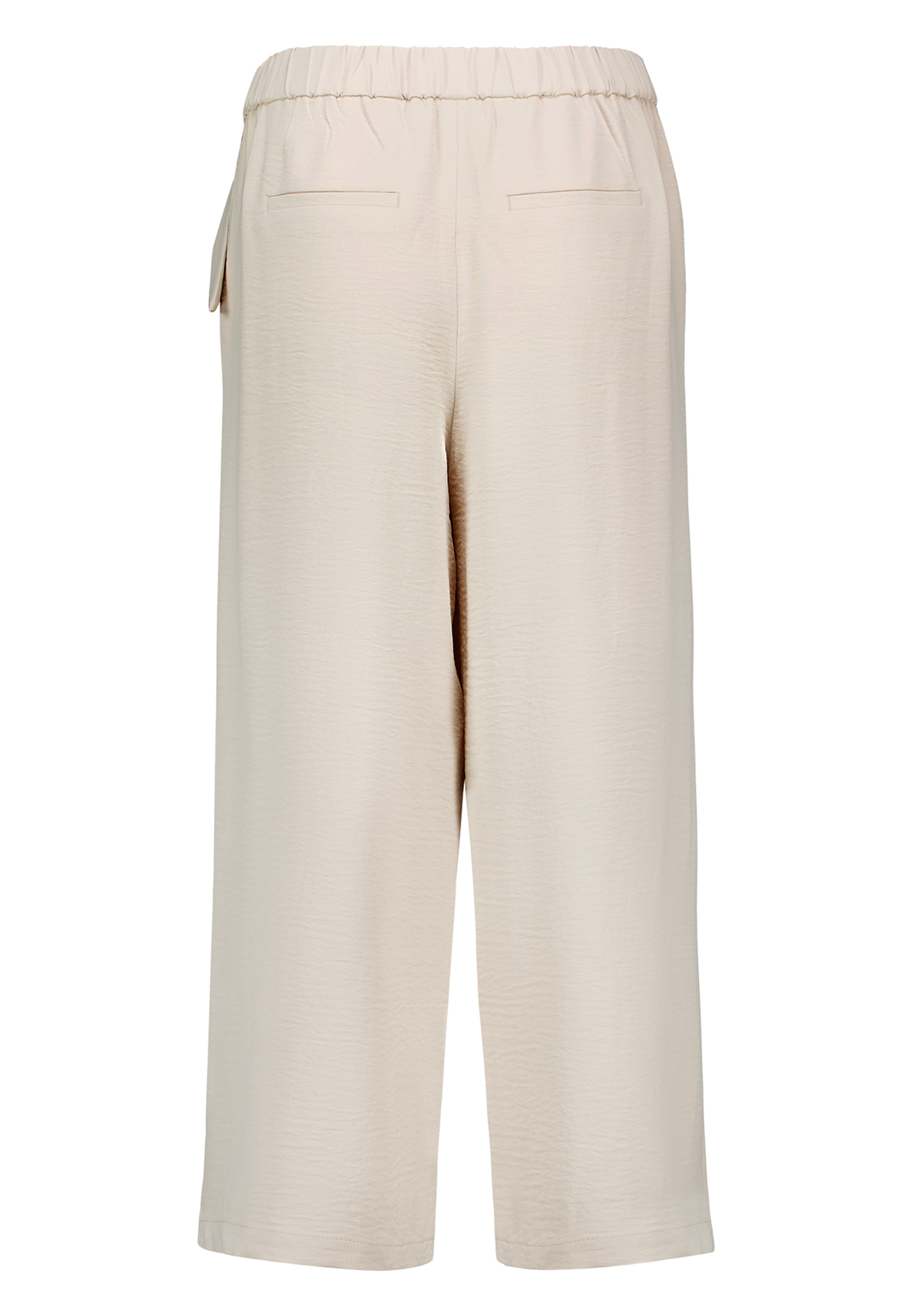 Zero Culotte Mit Weitem Bein, Beige, 34