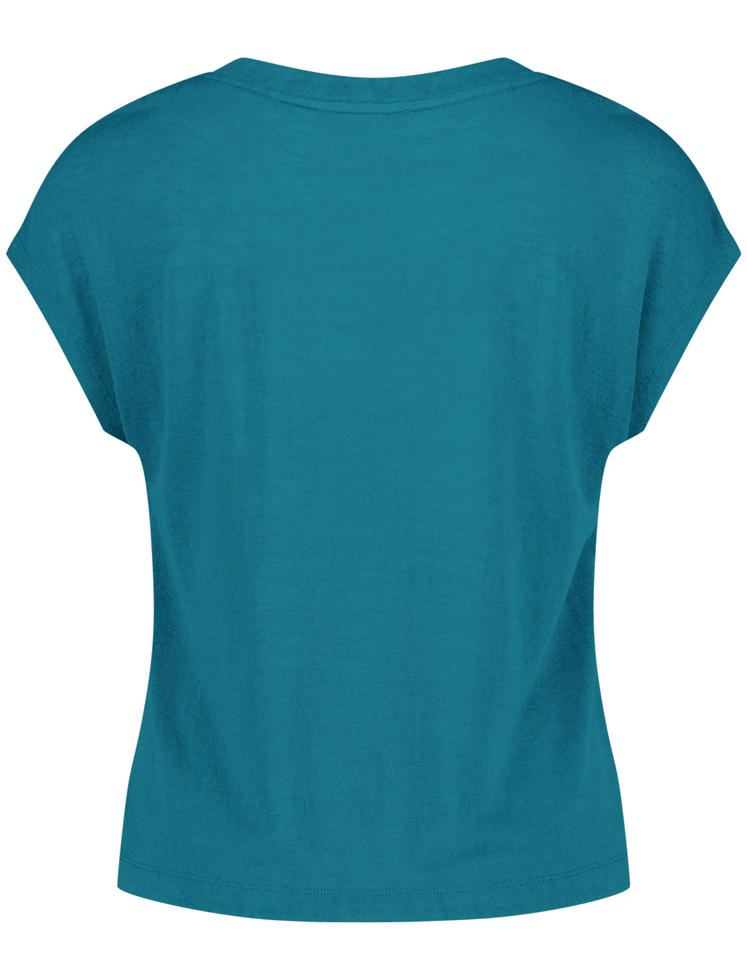 Zero Kurzarm-Shirt Mit V-Ausschnitt, TüRkis, 38