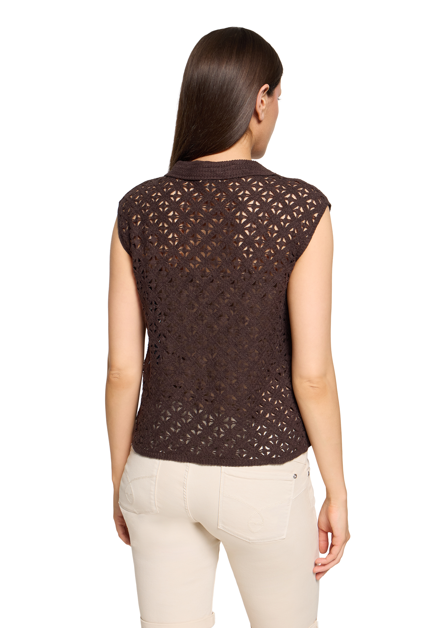 Cartoon Shirt, V-Ausschnitt, FüR Damen, Braun, 44