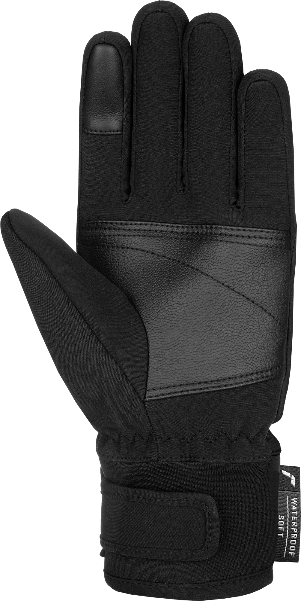 Reusch Fingerhandschuhe "Lively", Klettverschluss, Wasserdicht, FüR Damen, Schwarz, 7