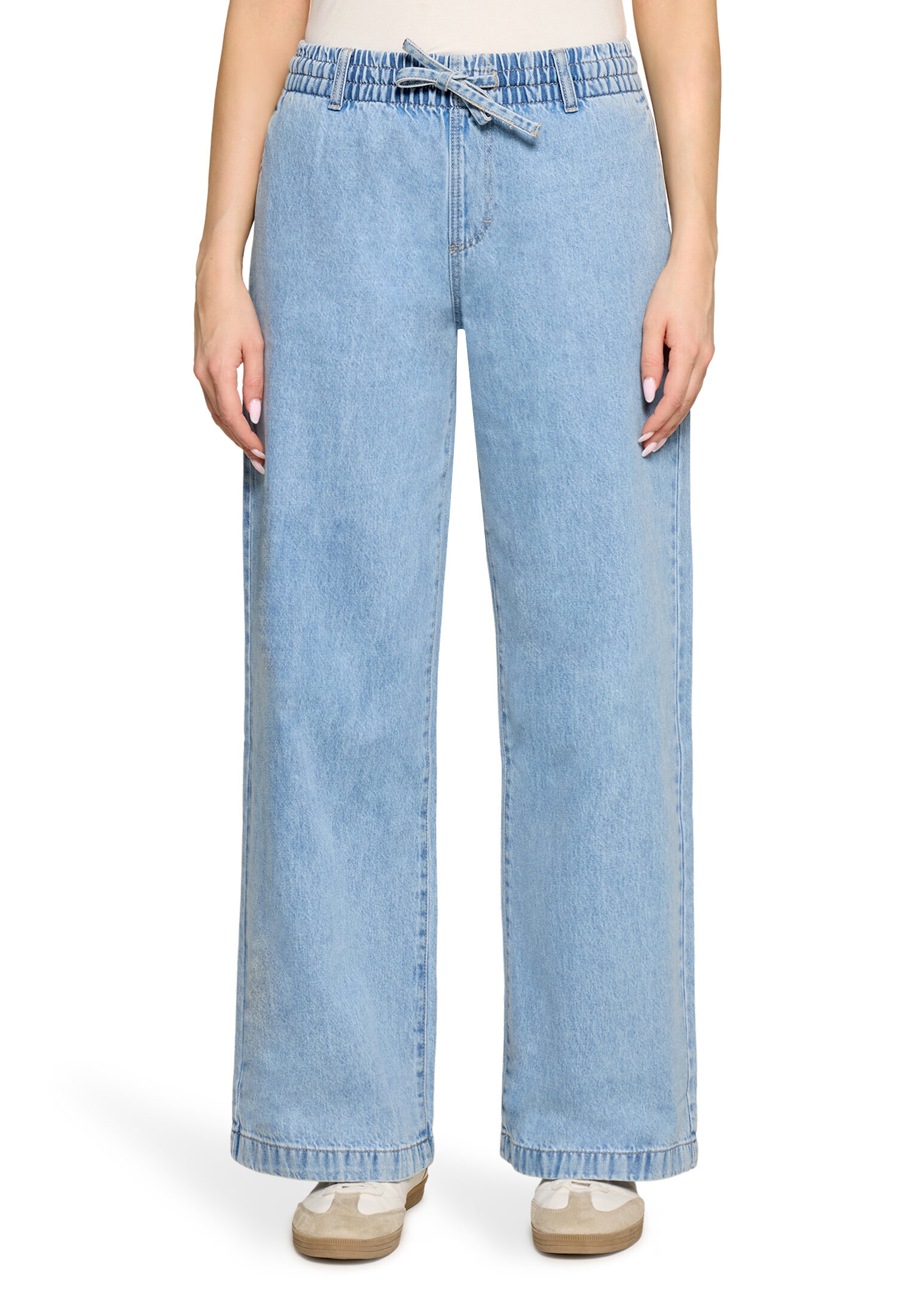 Cartoon Jeanshose, Baumwolle, FüR Damen, Blau, 42