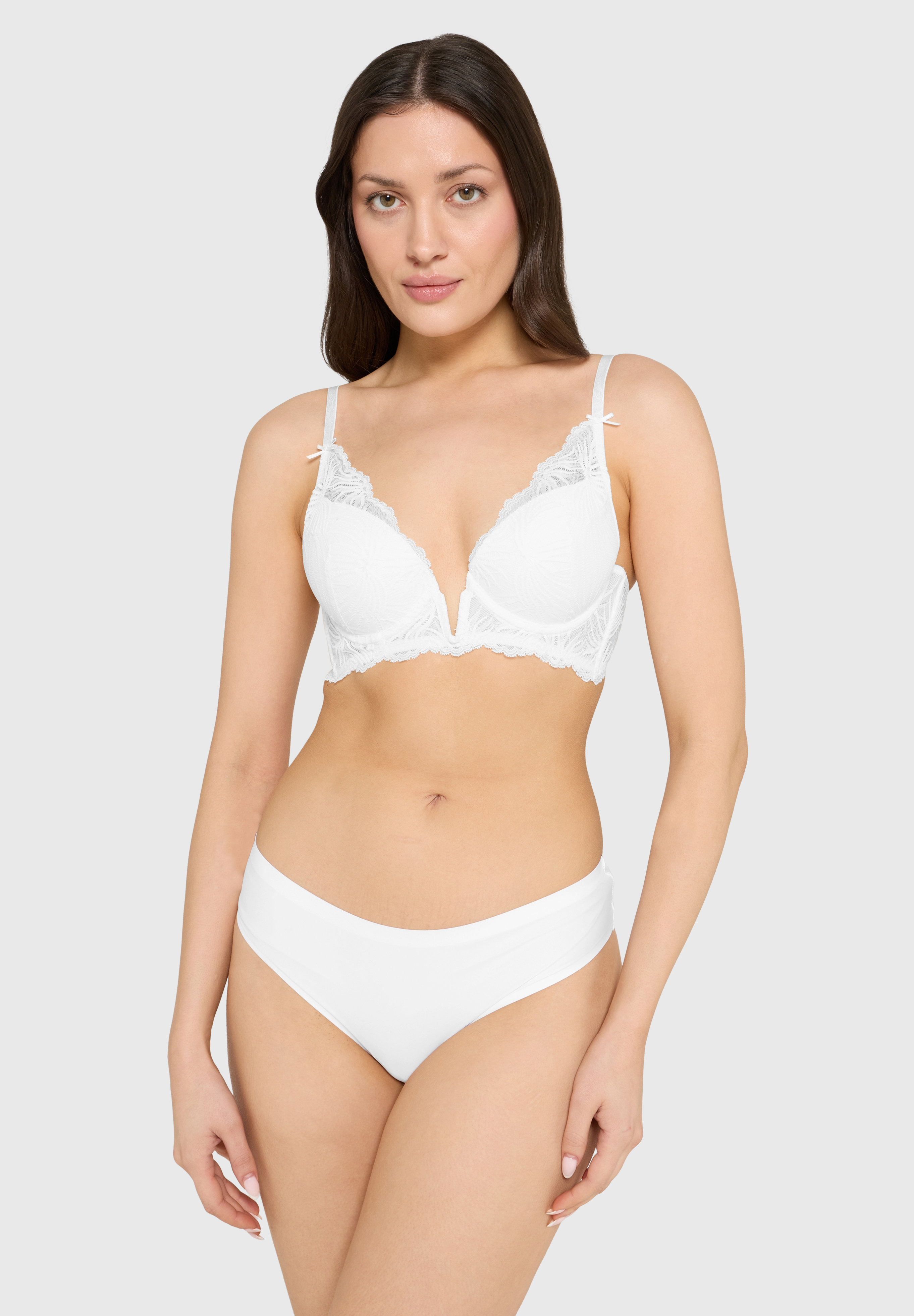 Lascana Schalen-Bh Alexia, Spitze, FüR Damen, Weiß, 75 E