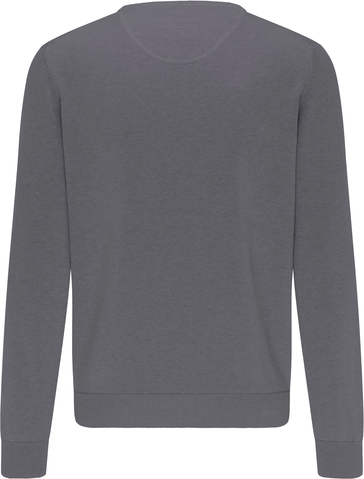 FYNCH-HATTON® Pullover, Baumwolle, RippbüNdchen, FüR Herren, Grau, L