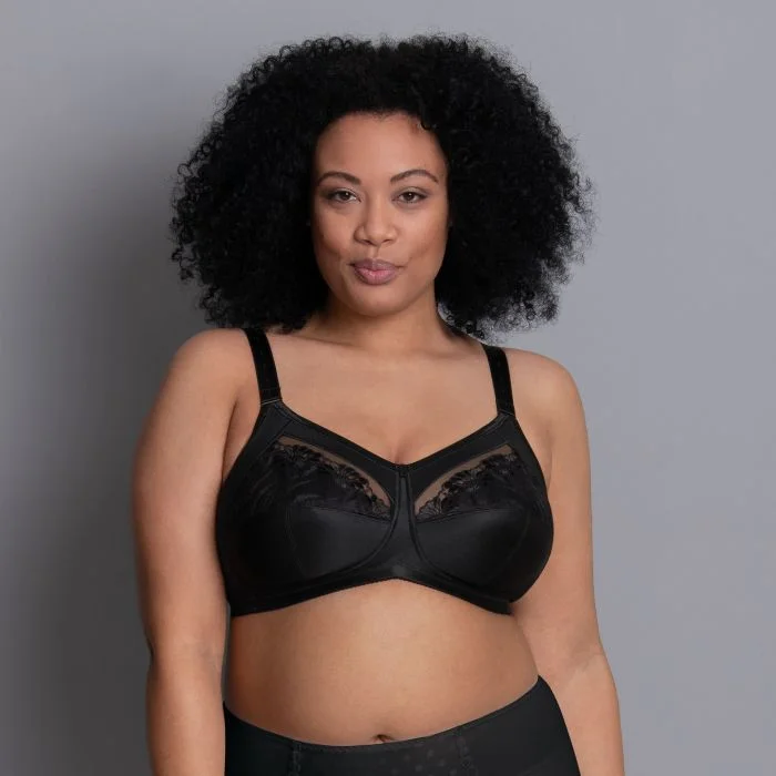 Anita Safina Komfort-Bh, Spitzenbesatz, Zierschleife, FüR Damen, Schwarz, 100E