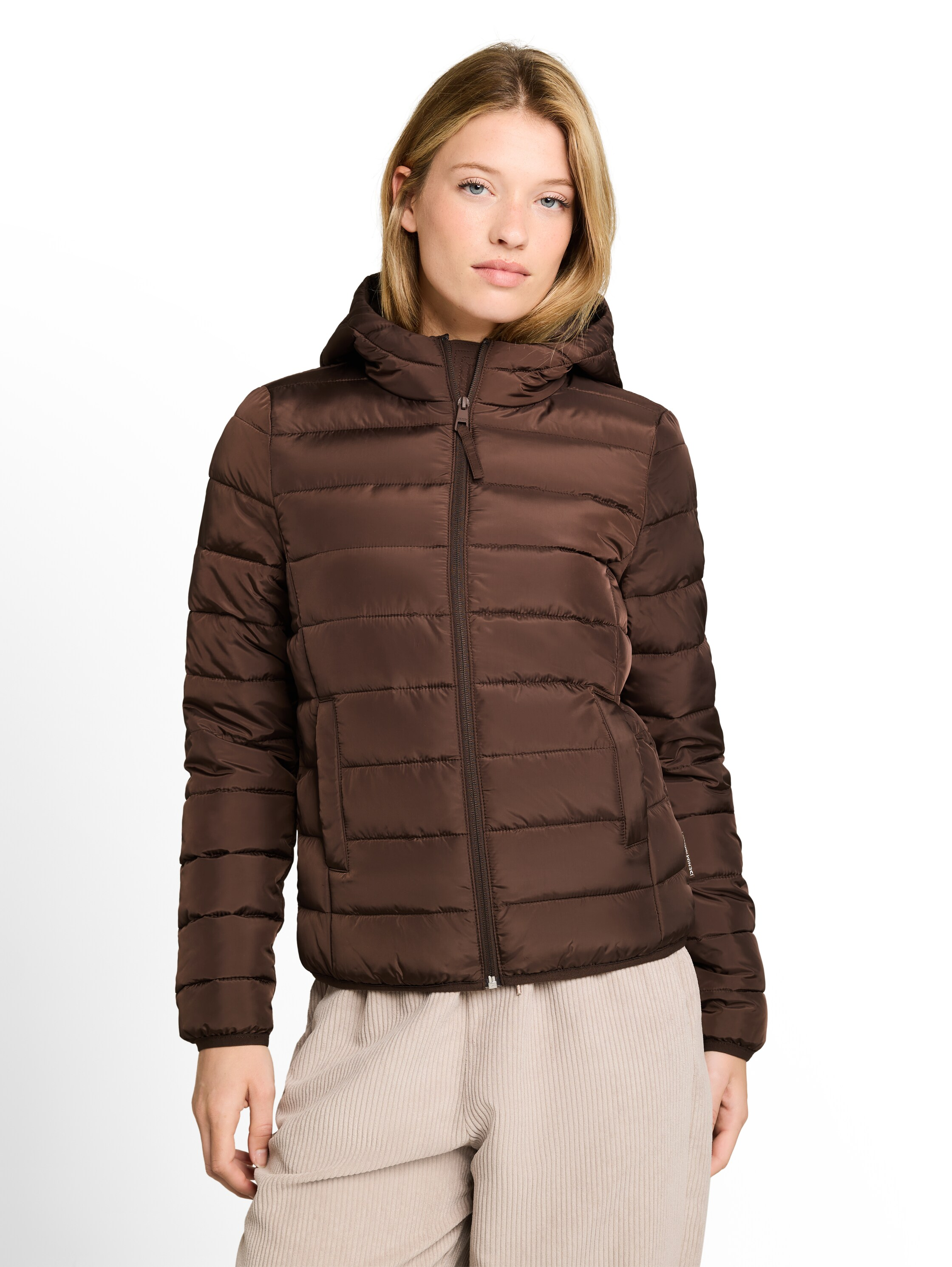 Denim TOM Tailor Steppjacke, Eingrifftaschen, FüR Damen, Schwarz, S