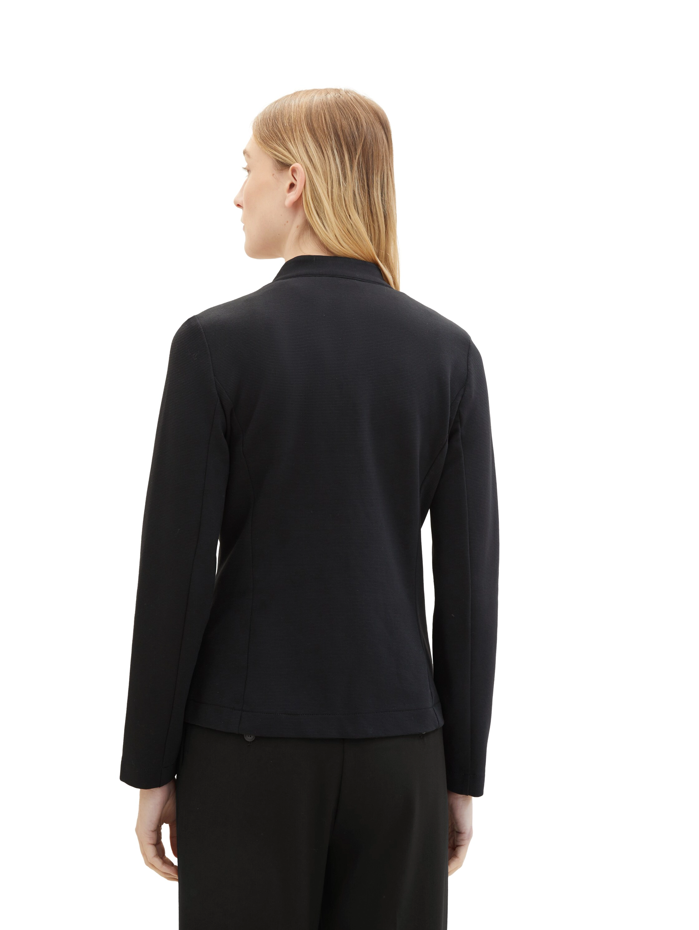 Tom Tailor Blazer, Knopfleiste, Fronttaschen, FüR Damen, Schwarz, L