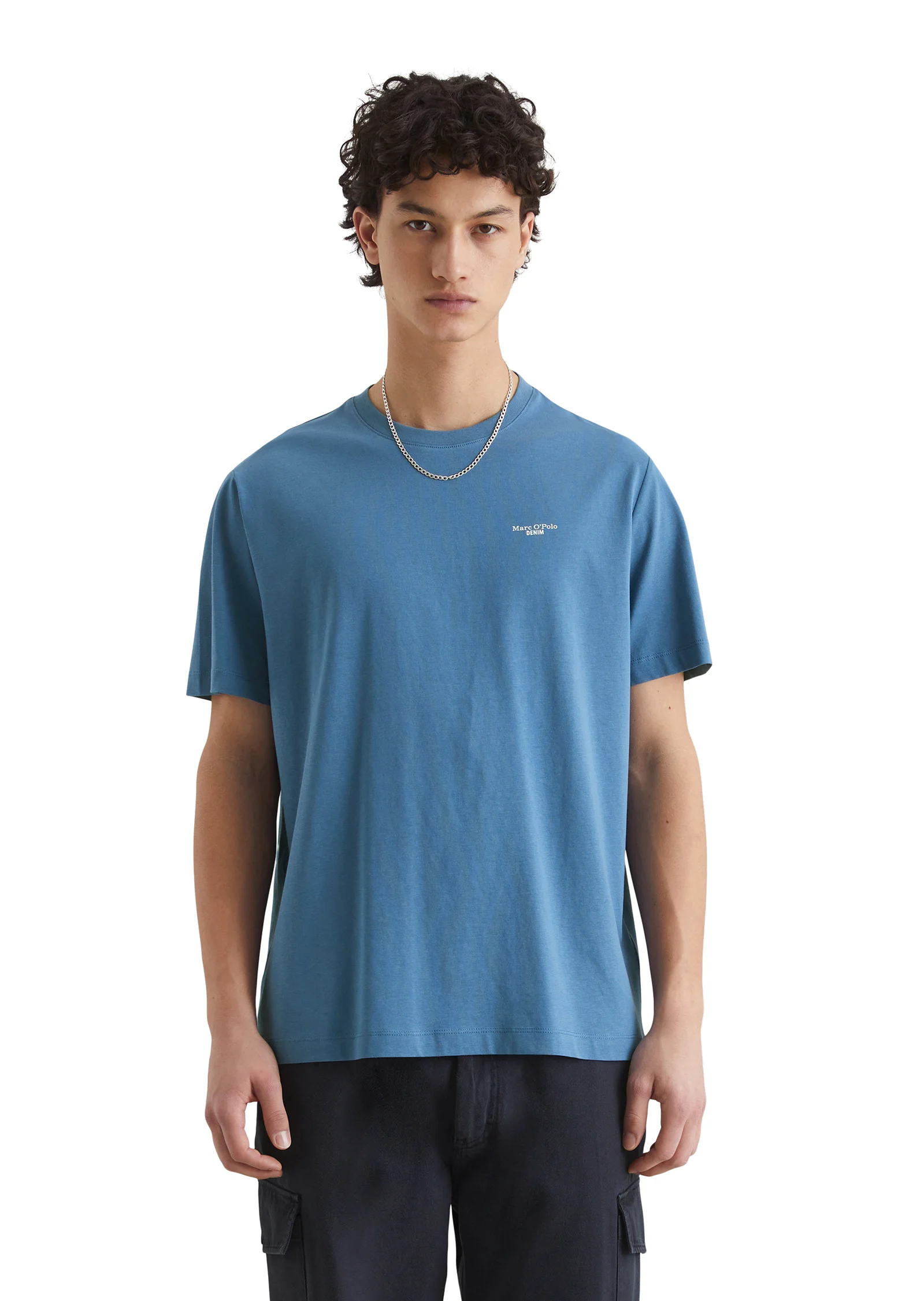 Marc O'polo Denim T-Shirt, Baumwolle, Regular-Fit, FüR Herren, Blau, L