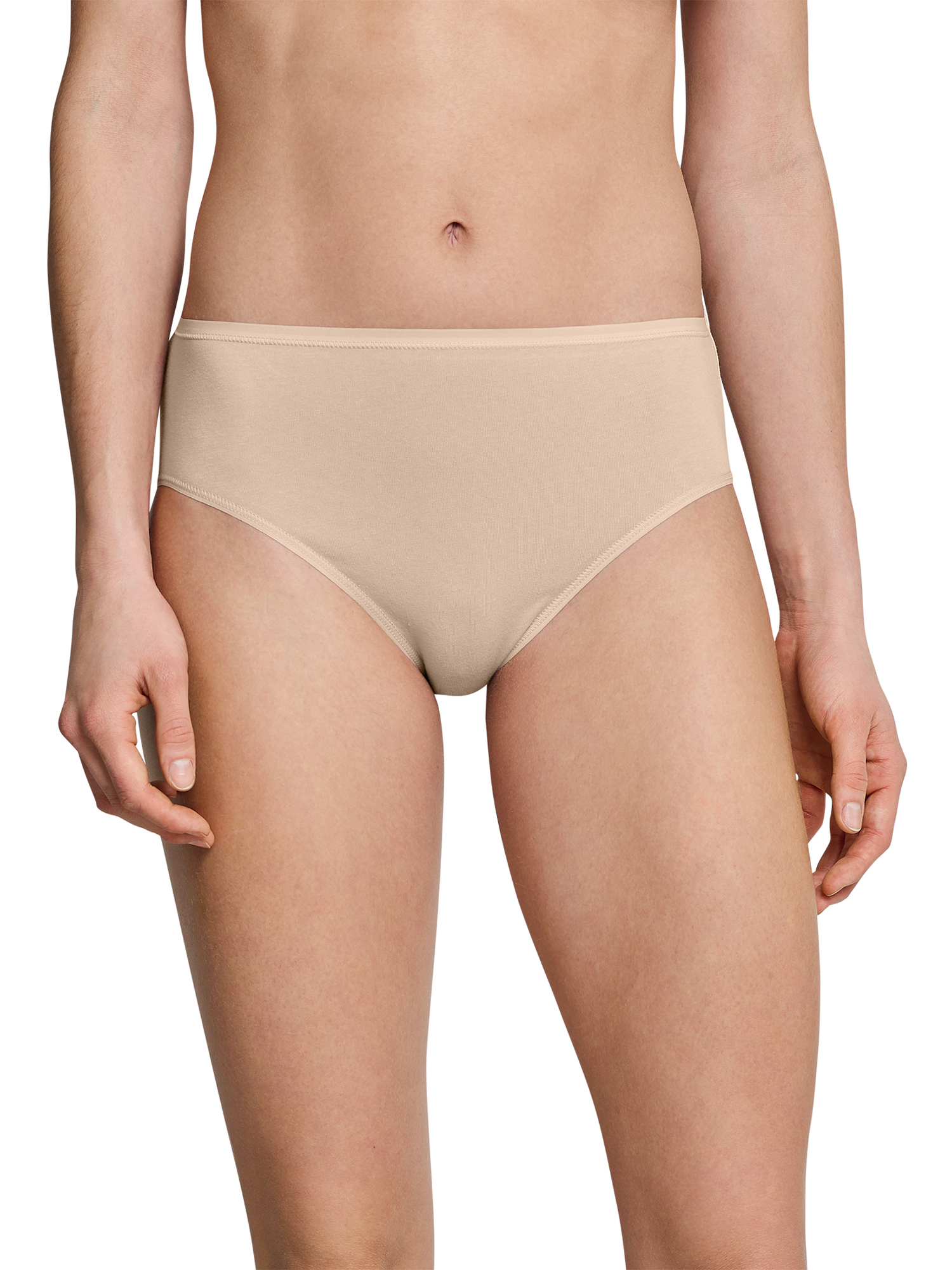 Schiesser Slips 3Er-Pack Cotton Essentials, Beige, 38