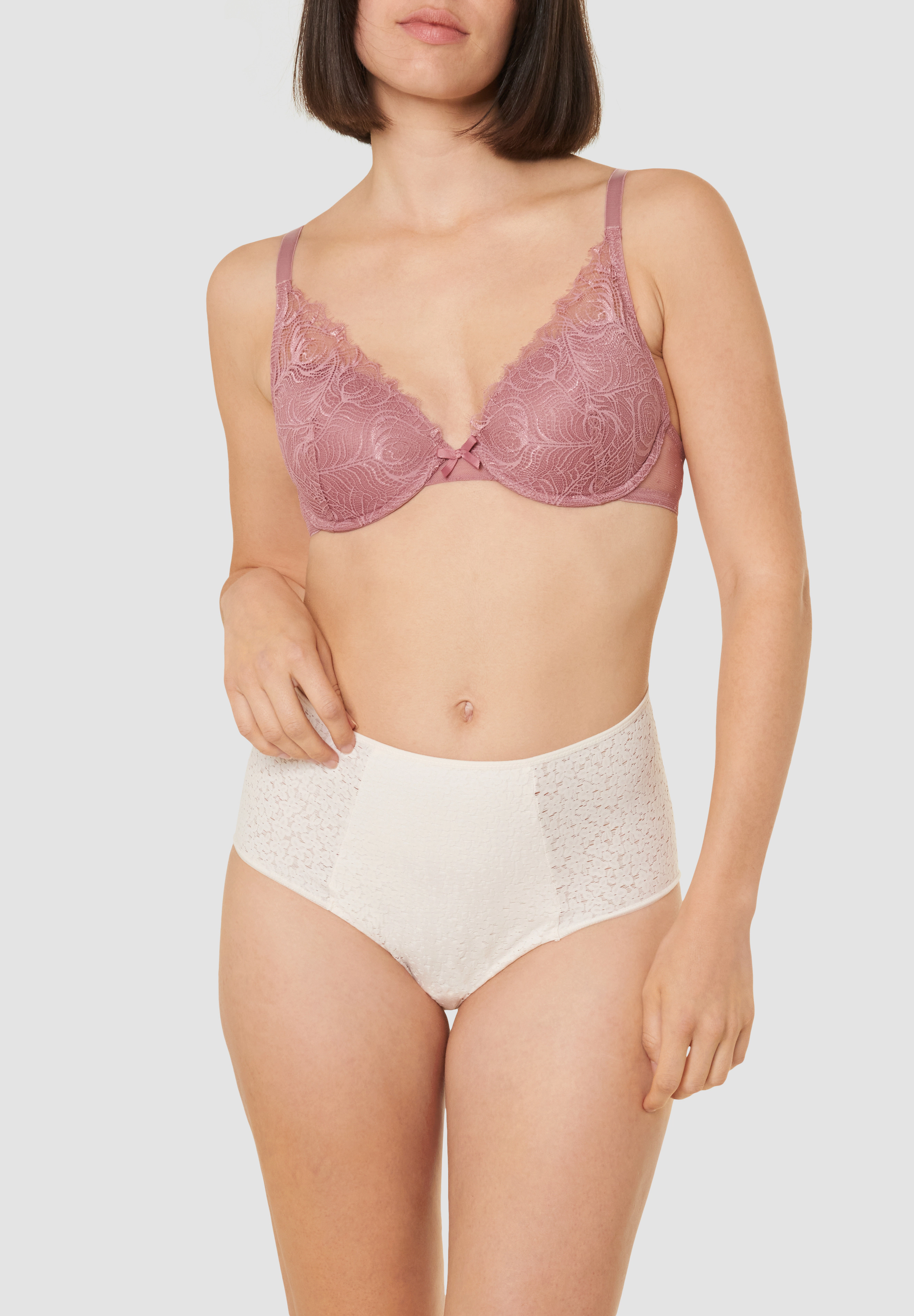 Chantelle Norah Maxislip, Spitze, FüR Damen, Weiß|Beige, 46
