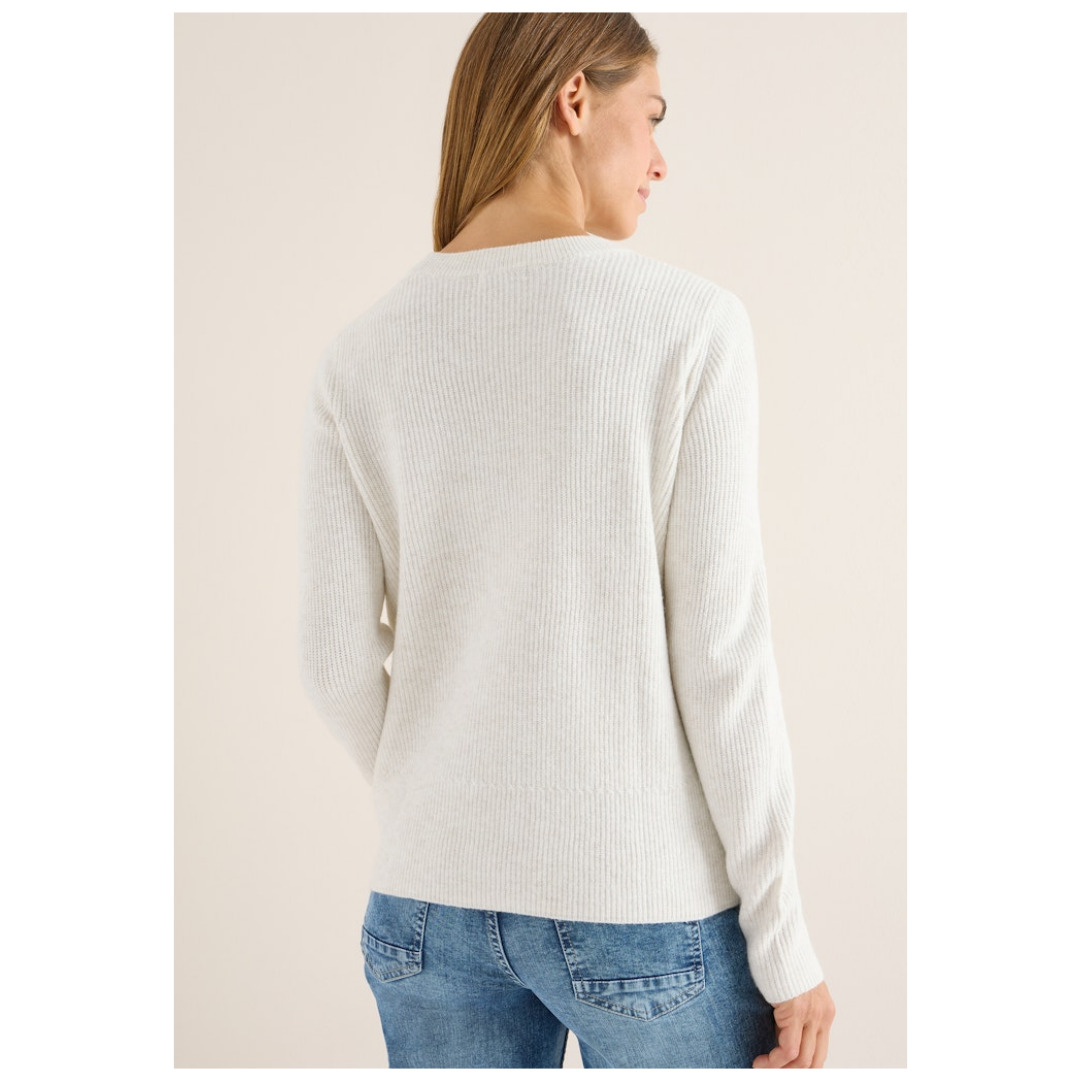 Cecil Pullover, Weiß, Xl