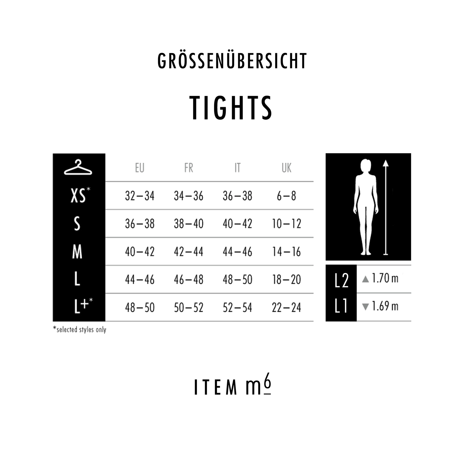 Item m6 Tights Contouring Shaping-Strumpfhose, Transparent, FüR Damen, Beige, L/L2