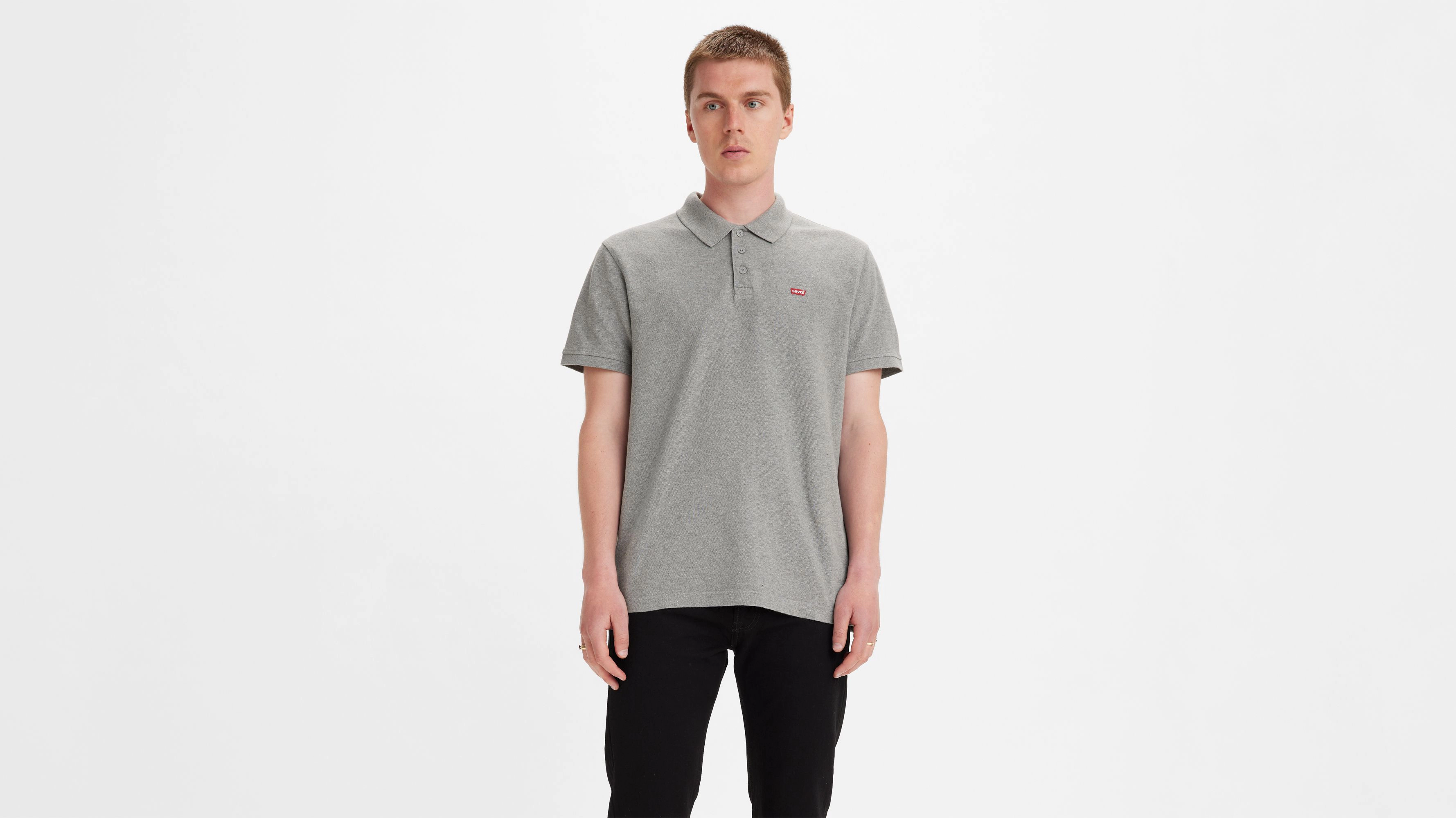 Levi's® Poloshirt, Baumwolle, FüR Herren, Grau, L