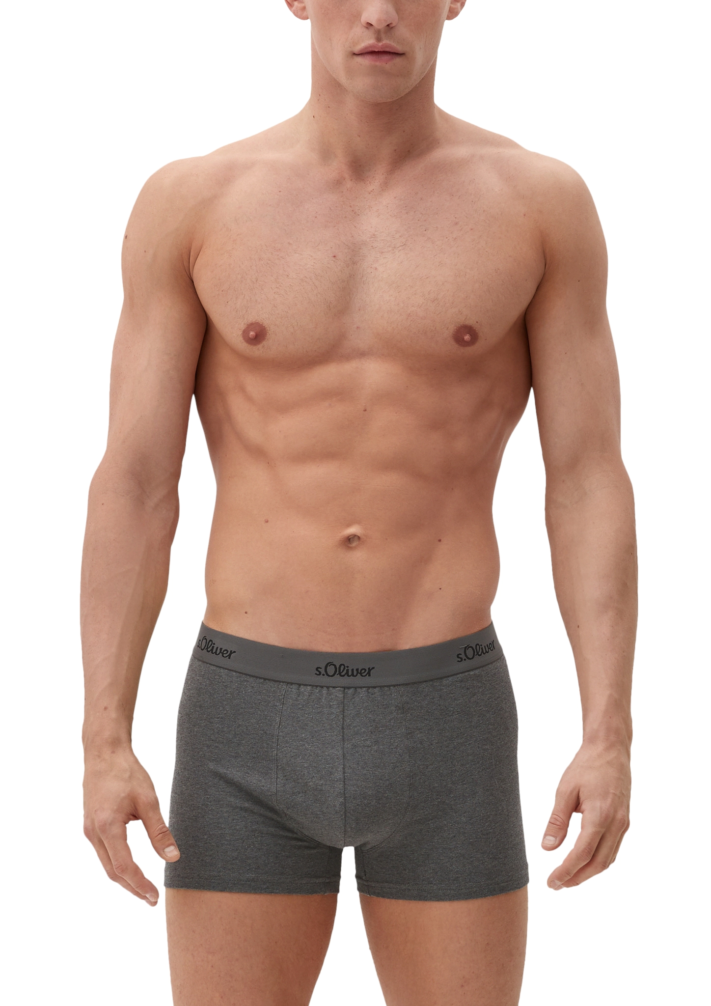 S.Oliver Pants, 3Er-Pack, Logo-Bund, FüR Herren, Grau|Schwarz|Weiß, Xxl