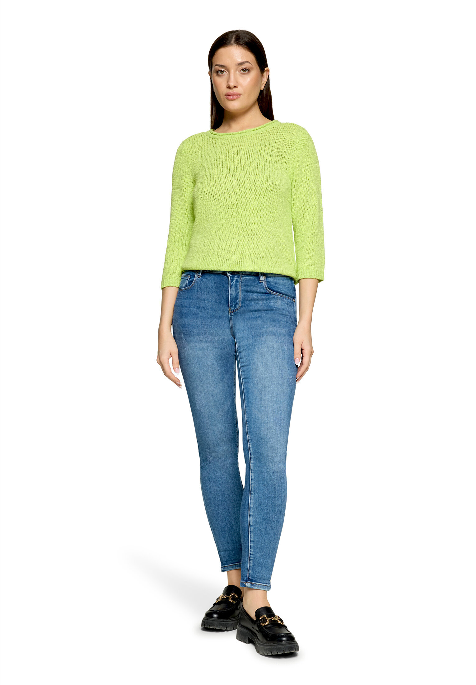 Betty Barclay Strickpullover Mit 3/4 Arm, GrüN, 38