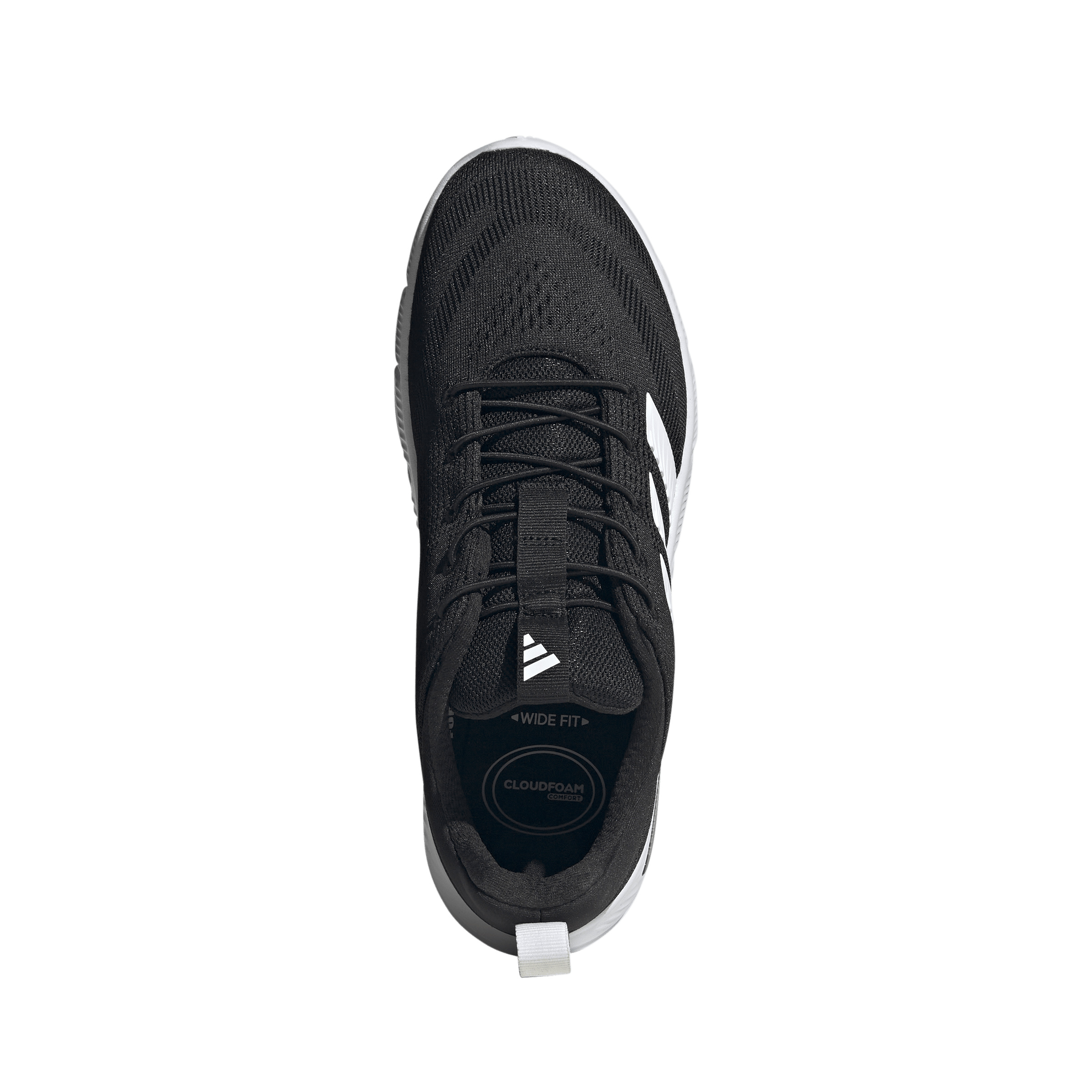 Adidas Sneaker Cloudfoam Flex Elastic Lace, DäMpfend, FüR Herren, Schwarz, 48