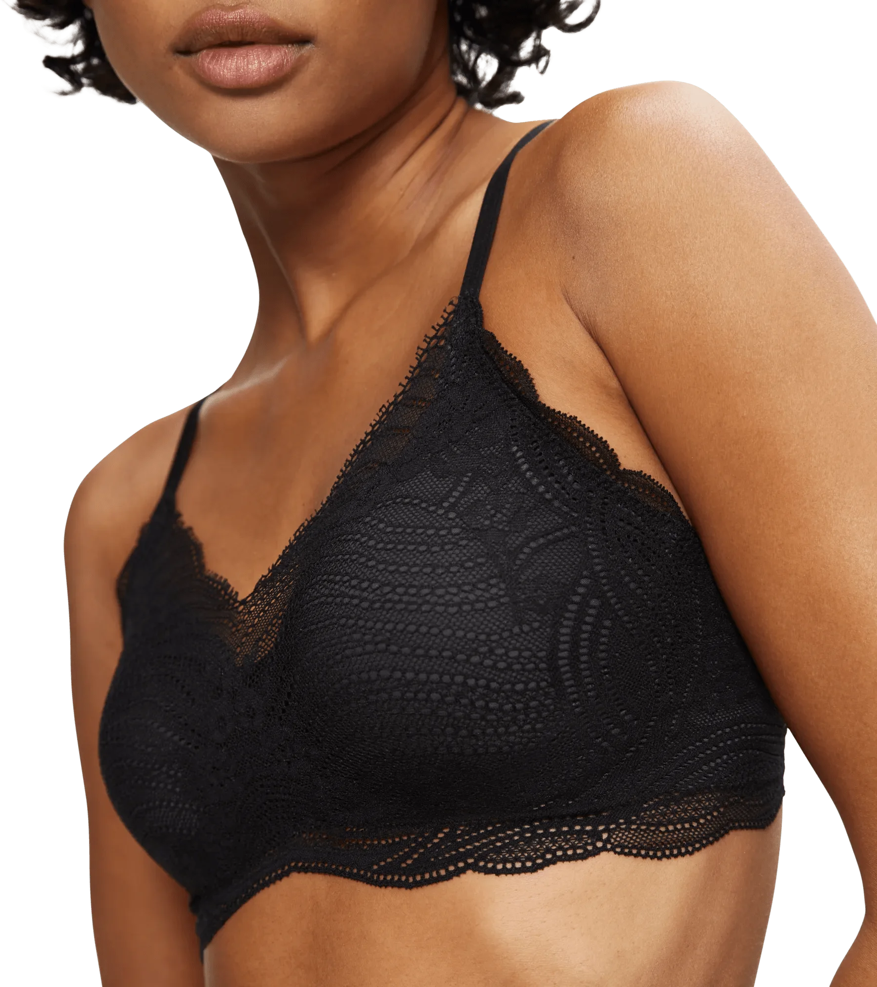 Triumph Lift Smart BüGellos-Bh, Spitzen-Optik, FüR Damen, Schwarz, 03
