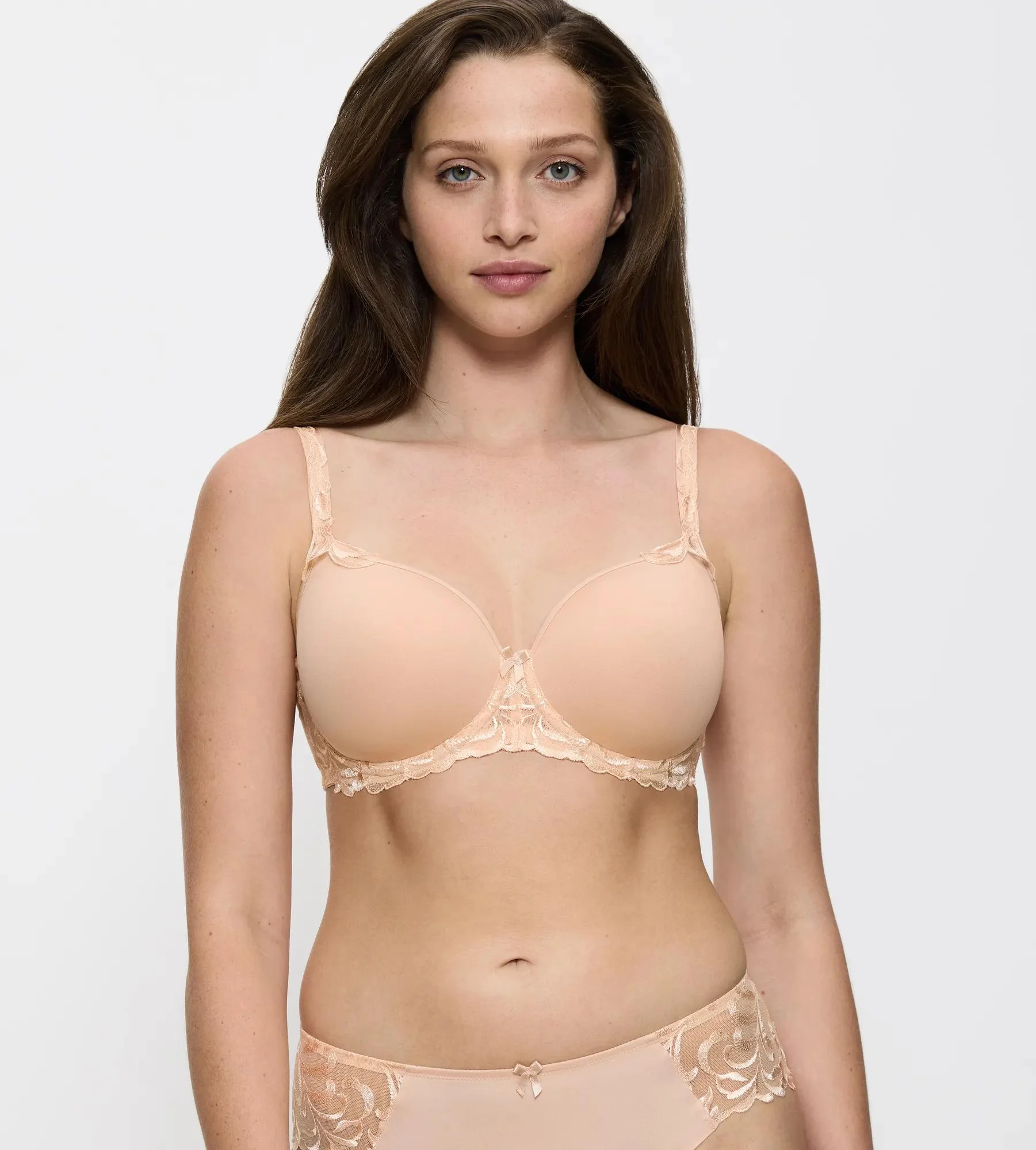 Triumph Modern Finesse Spacer-Bh, BüGel, Stickerei, FüR Damen, Beige, 80E