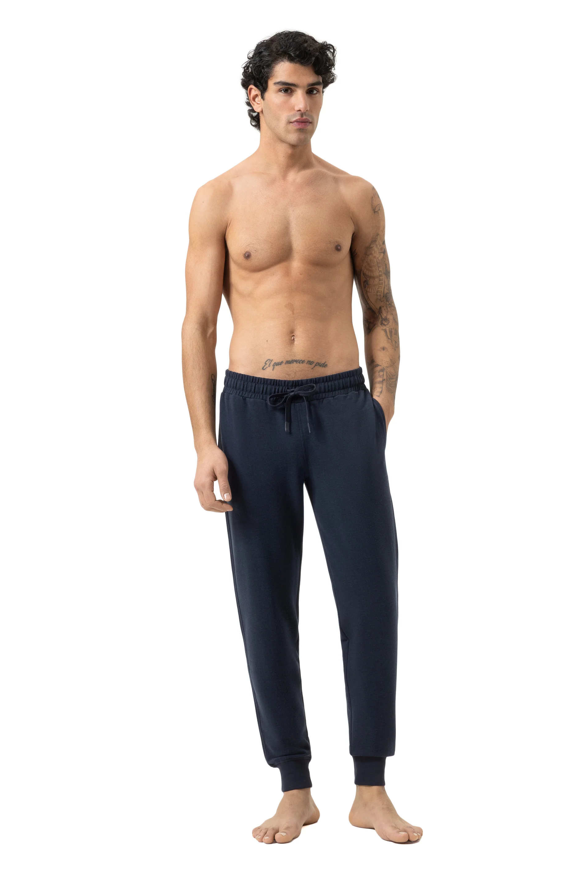 Mey Enjoy Comfort Schlafanzug-Hose, Tunnelzug, FüR Herren, Blau, L