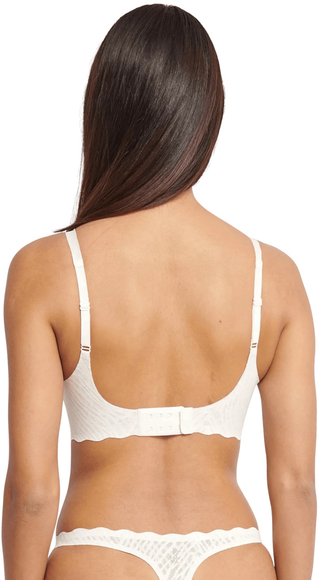Sloggi Zero Feel Bliss Soft Bra, BüGellos, Herausnehmbare Pads, FüR Damen, Weiß, Xl