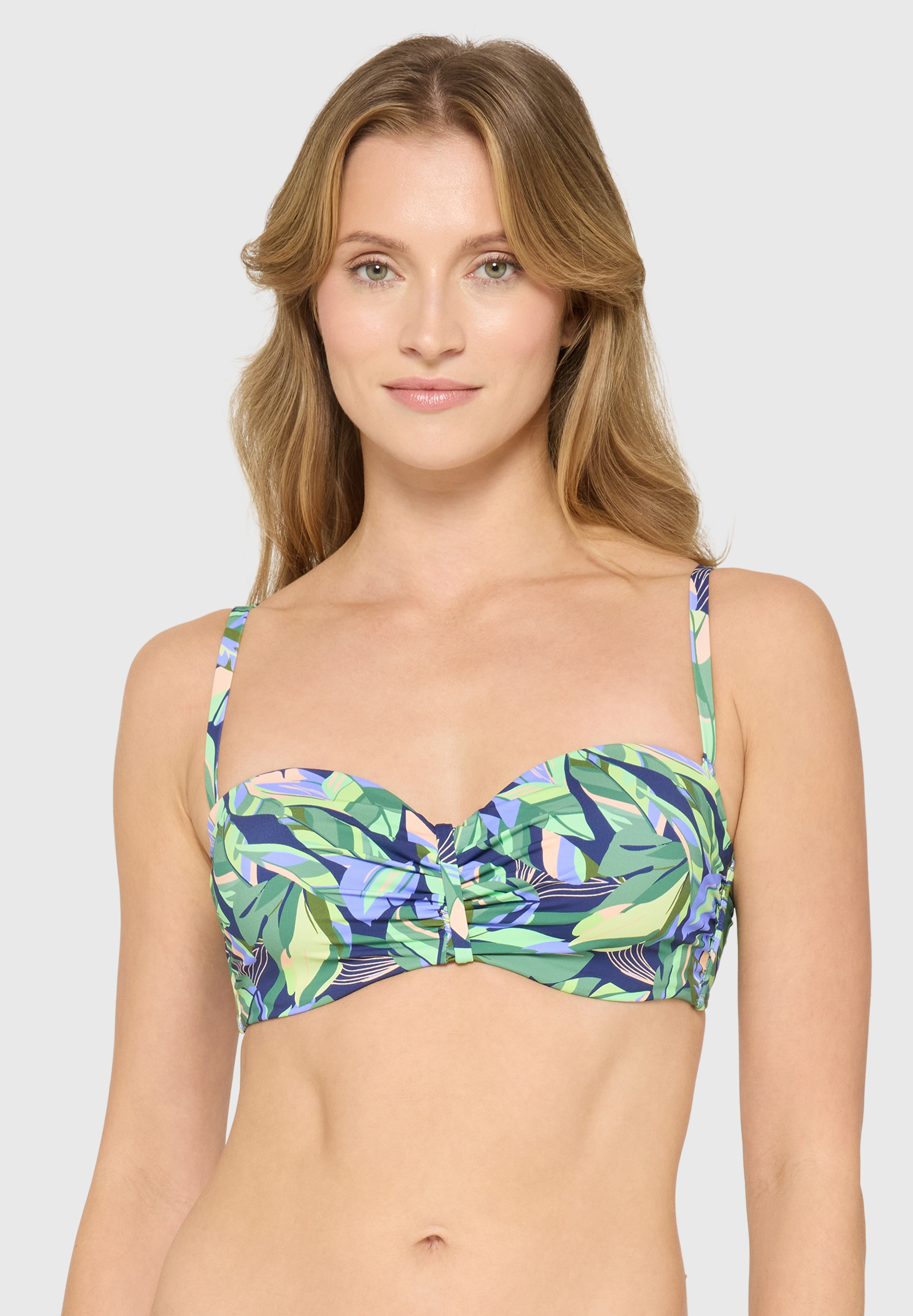 S.Oliver Bikini Avin, BüGel, FüR Damen, Blau|GrüN, 40 B