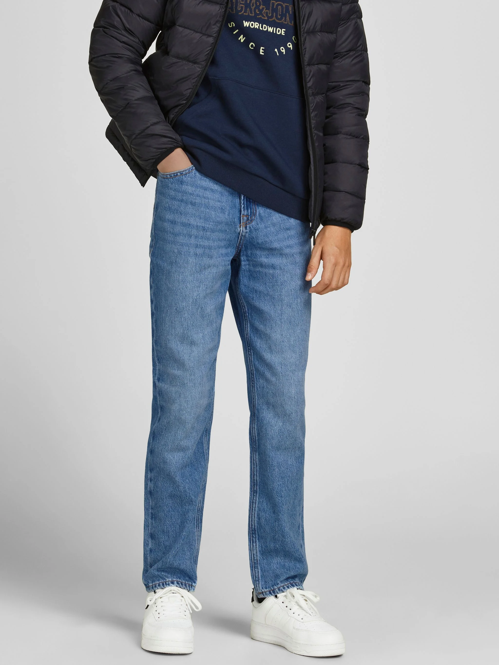 Originals by Jack & Jones Clark Jeans, Regular Fit, FüR Jungen, Blau, 152