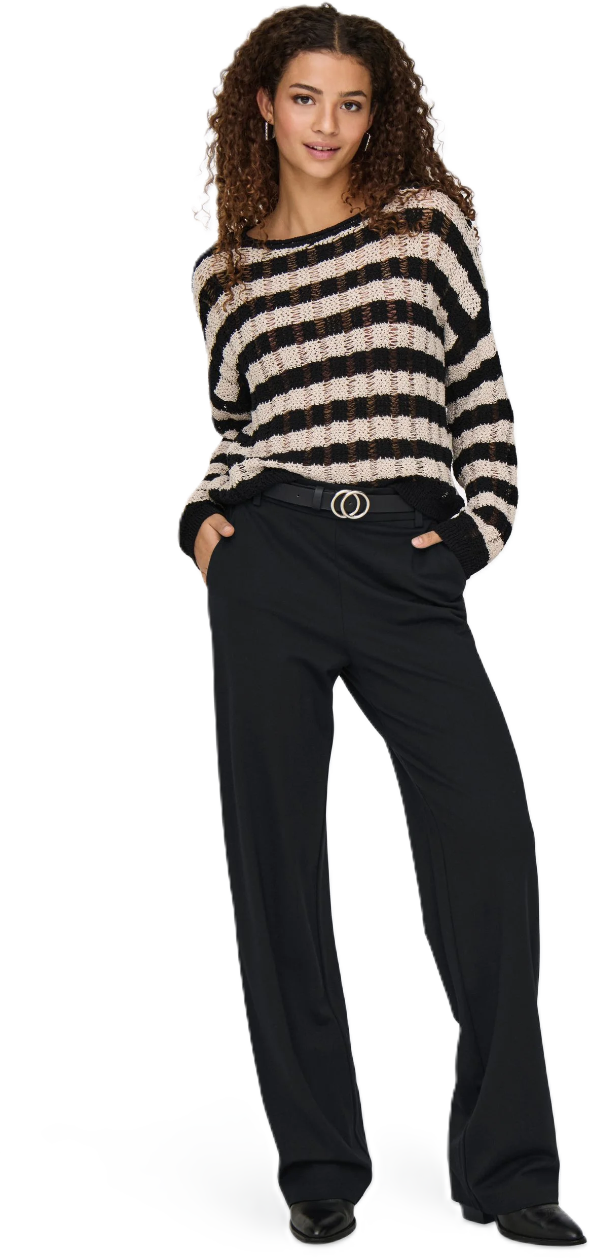 Only® Stoffhose, Eingrifftaschen FüR Damen, Schwarz, S/32