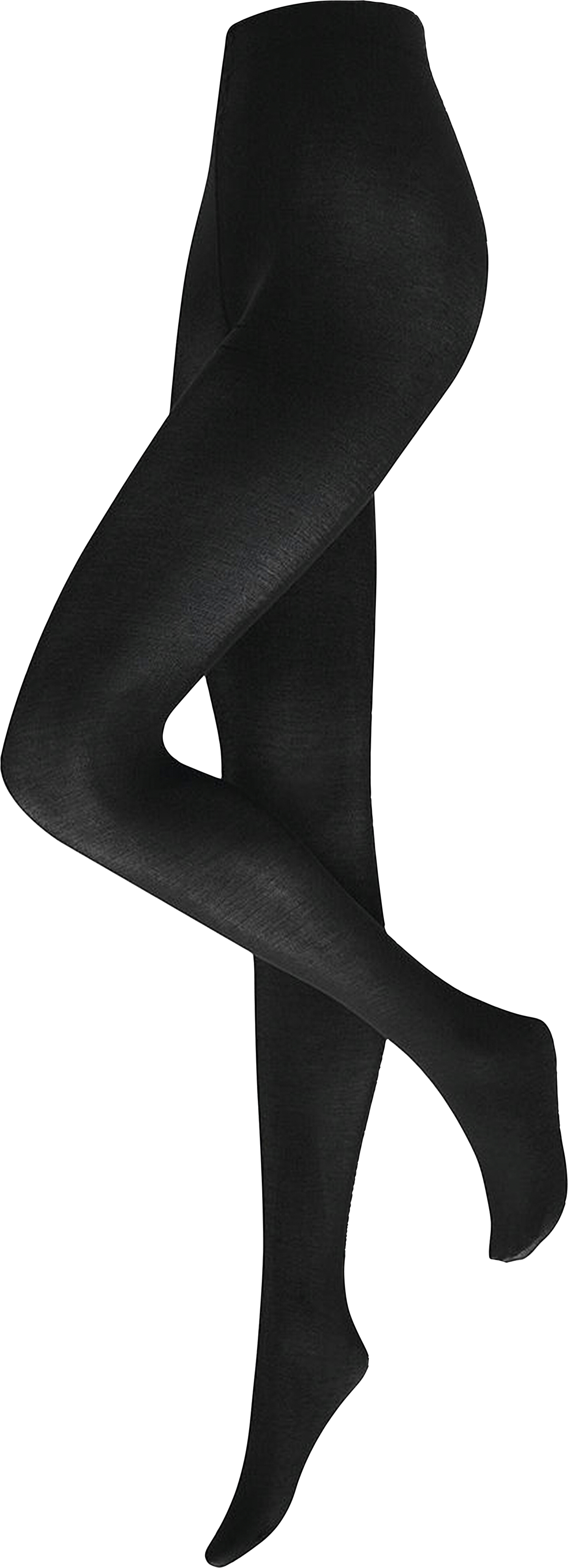 Kunert Sensual Cotton Strumpfhose, Mikrofaser, Komfortbund, FüR Damen, Schwarz, 38/40