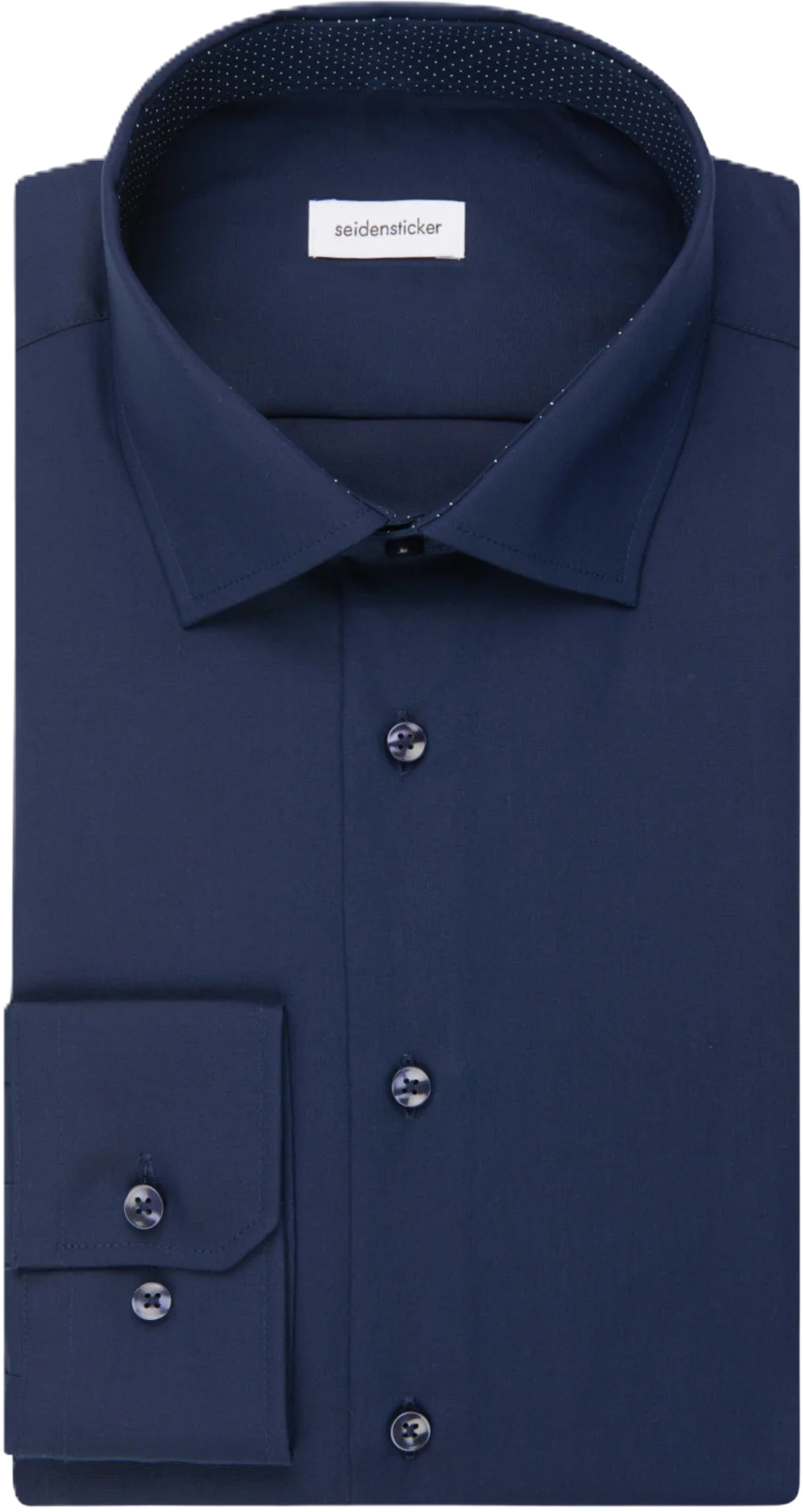 Seidensticker Smart Essentials Businesshemd, Shaped Fit, 1/1 Arm, BüGelfrei, FüR Herren, Blau, 41