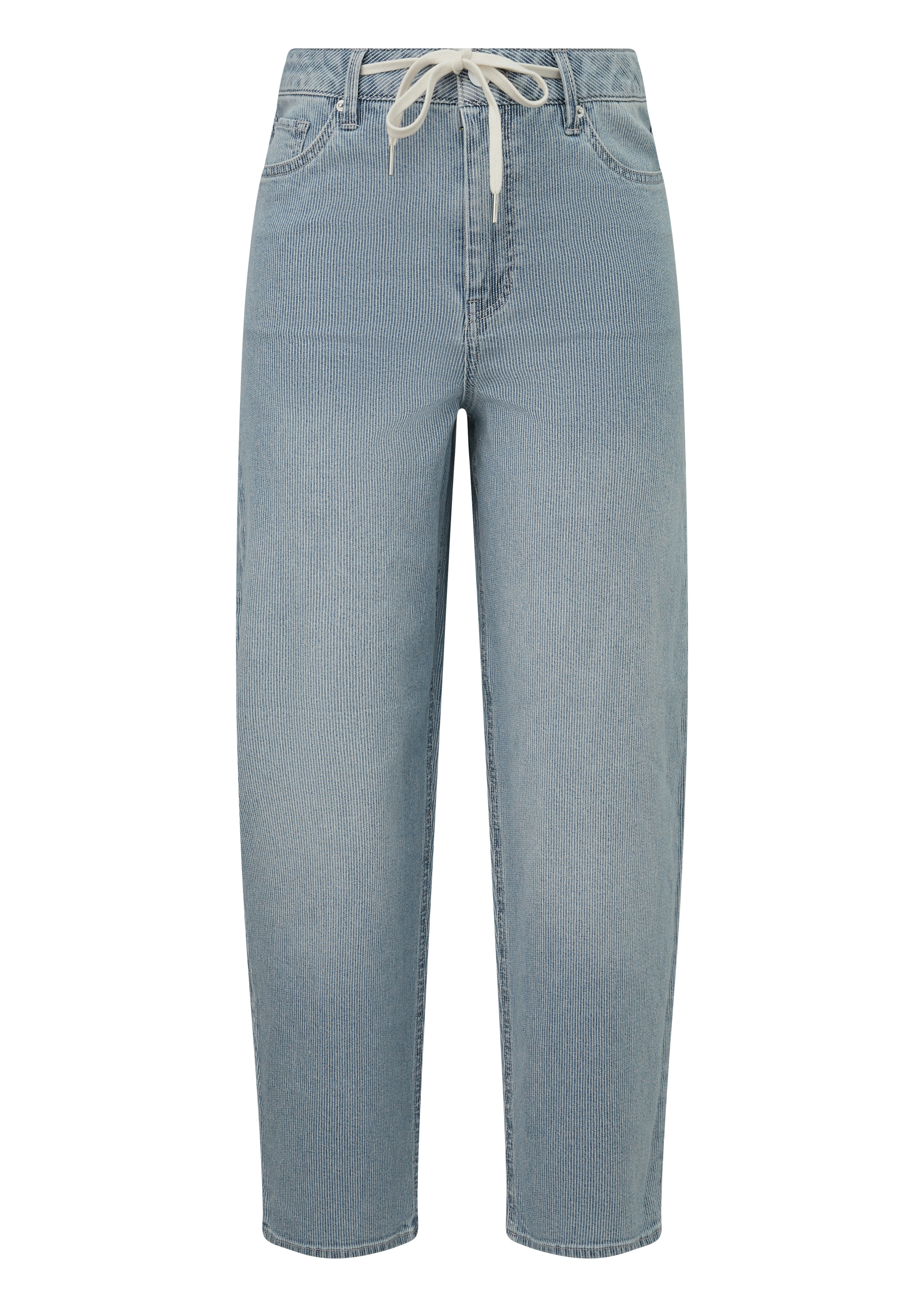 S.Oliver Red Label Jeanshose, Tunnelzug, FüR Damen, Blau|Weiß, 36