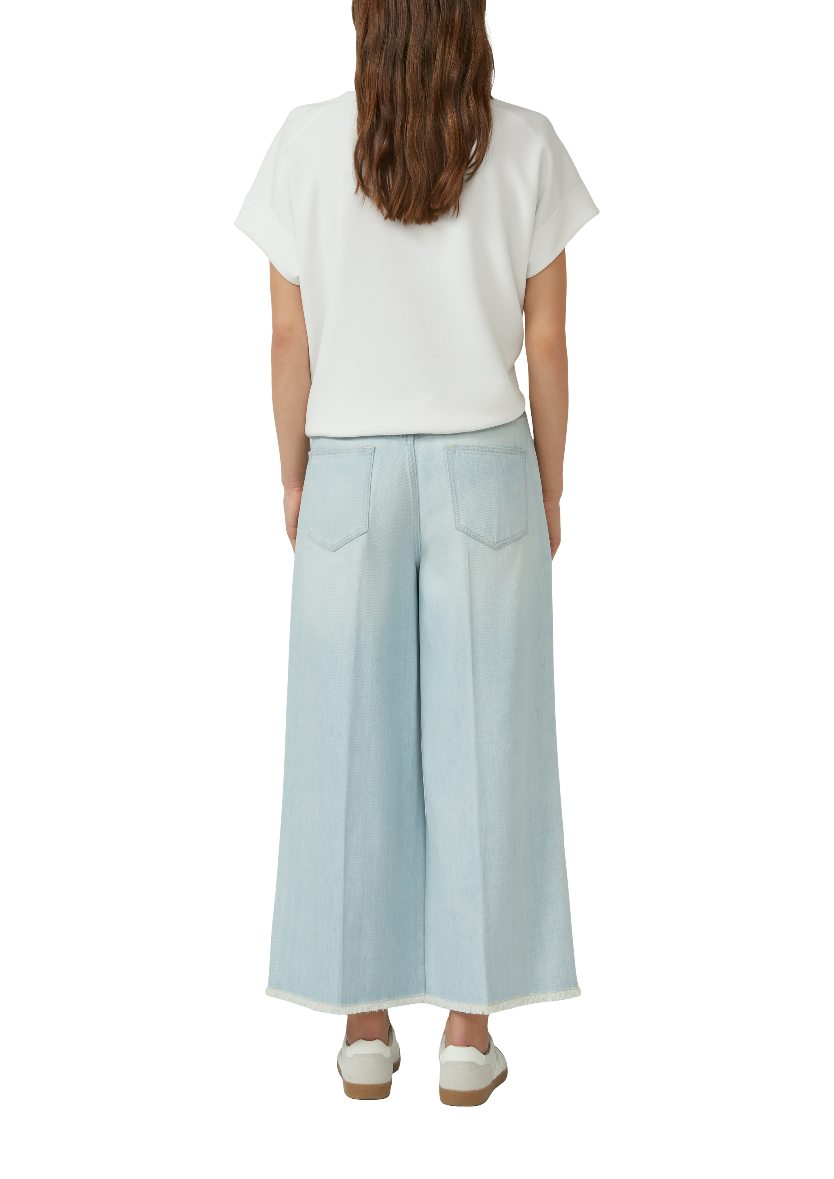 S.Oliver Red Label Culotte-Jeans Suri, Wide-Leg, FüR Damen, Blau, 42