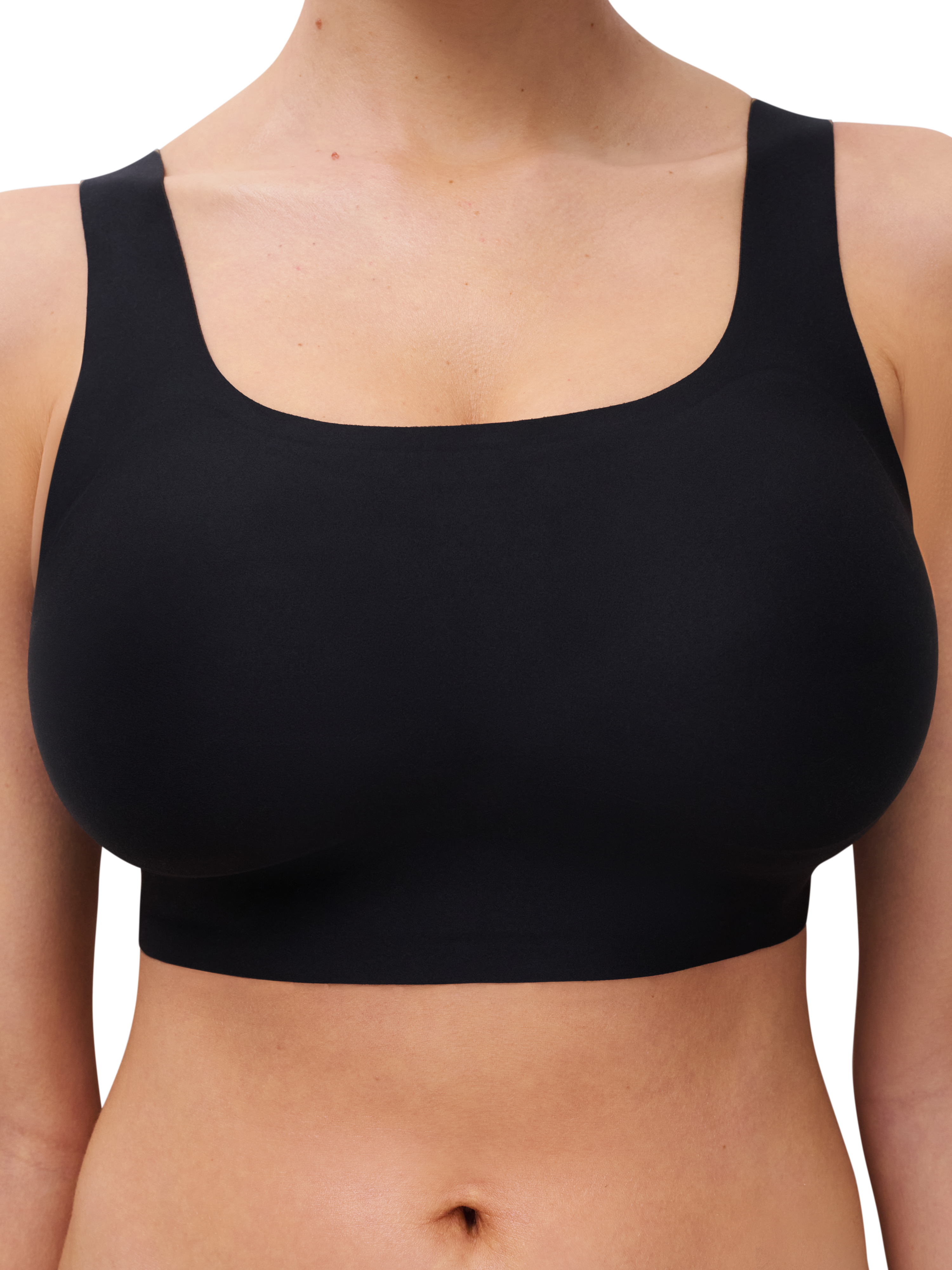 Chantelle Bralette Soft Stretch Power, Rundhals, Breite TräGer, FüR Damen, Schwarz, M