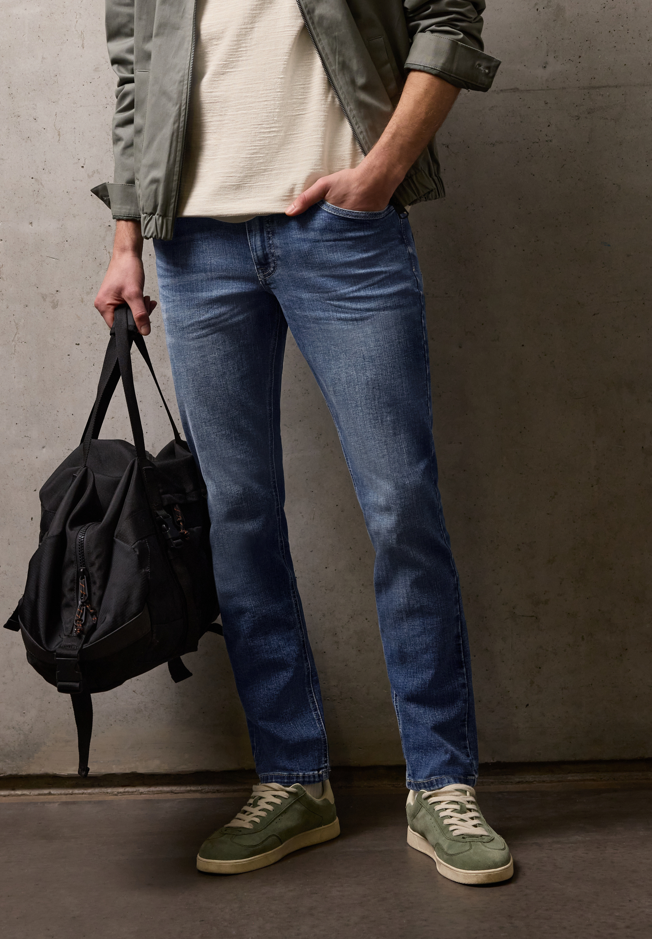 Street One Men Jeanshose, 5-Pocket, FüR Herren, Blau, 32/32