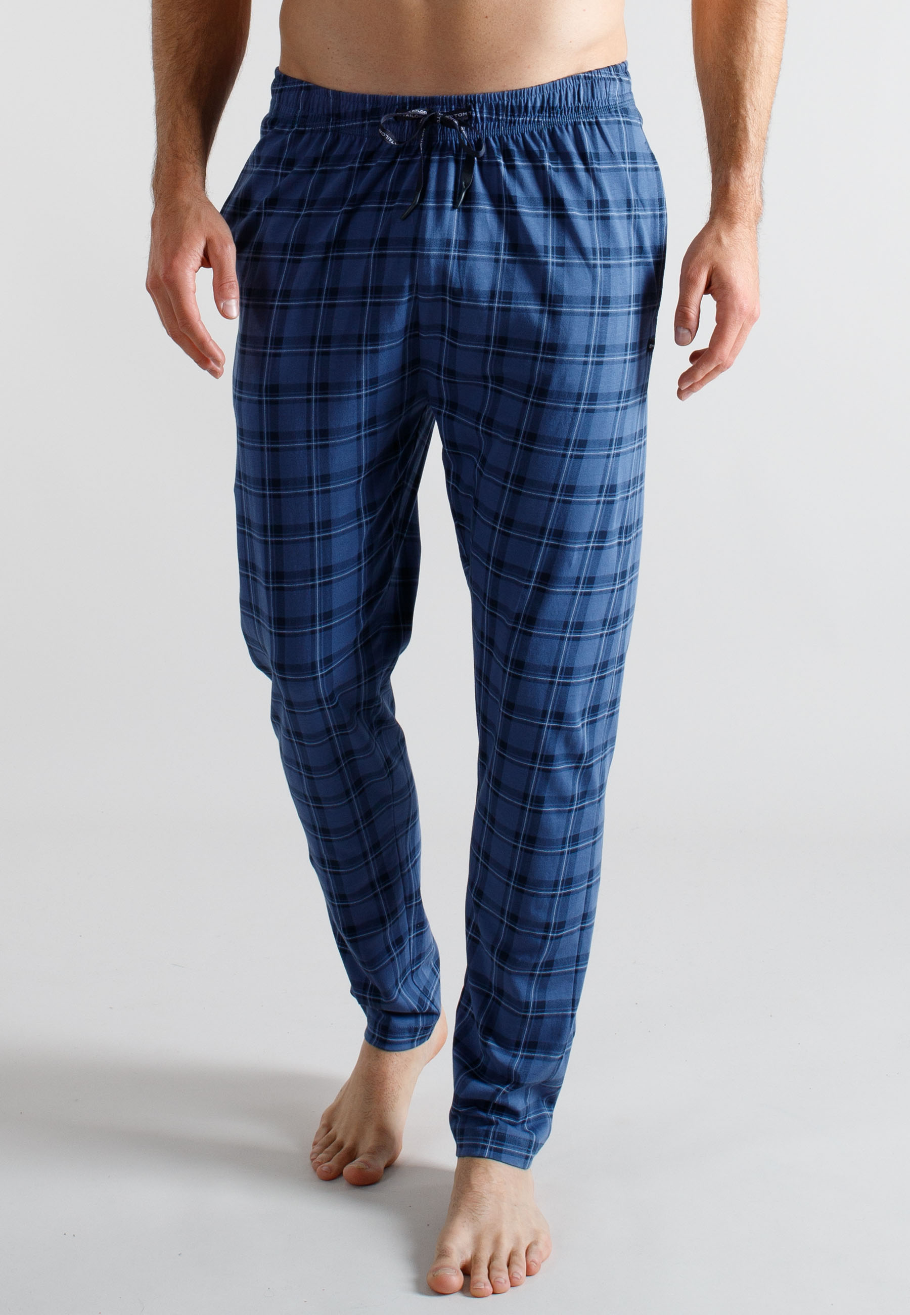 Tom Tailor Schlafanzug-Hosen M&M, Tunnelzug, FüR Herren, Blau, 52