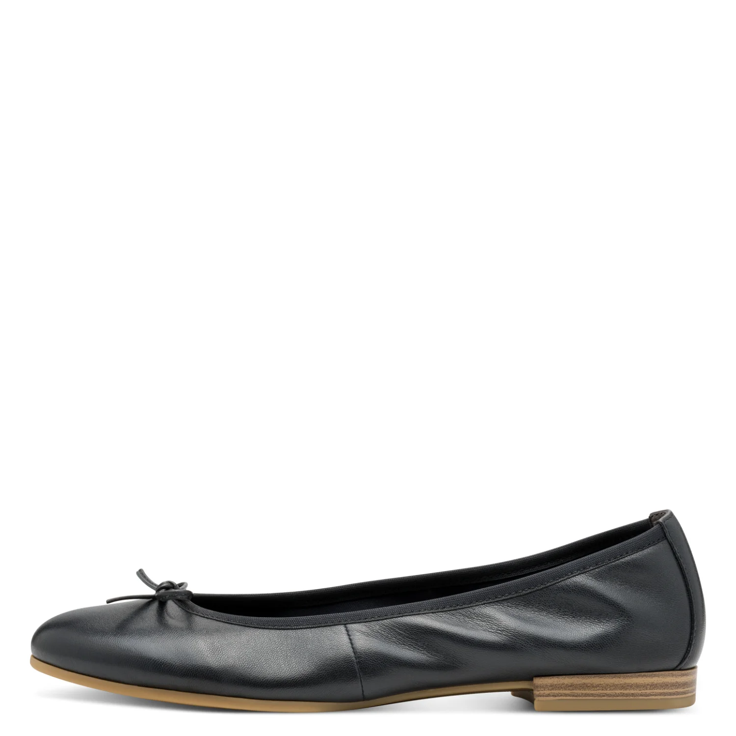 Tamaris Ballerinas, Leder, Zierschleife, FüR Damen, Blau, 38