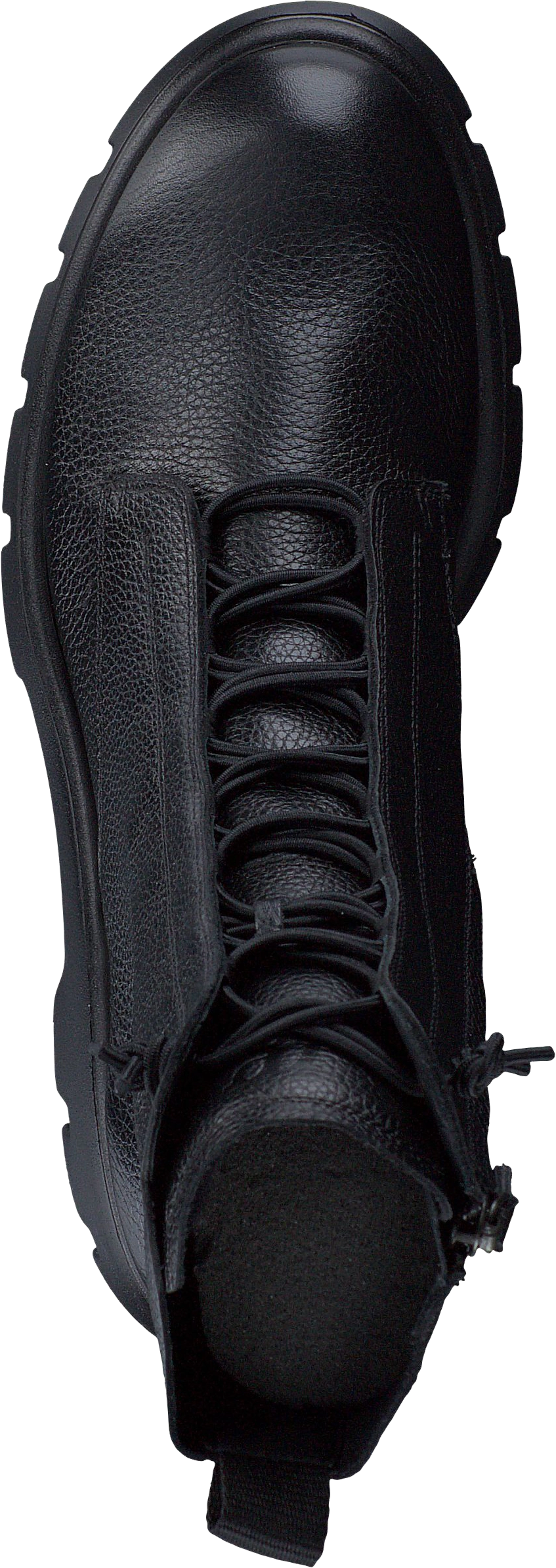 Paul Green SchnüRstiefeletten, Zuglasche, Leder, FüR Damen, Schwarz, 38,5